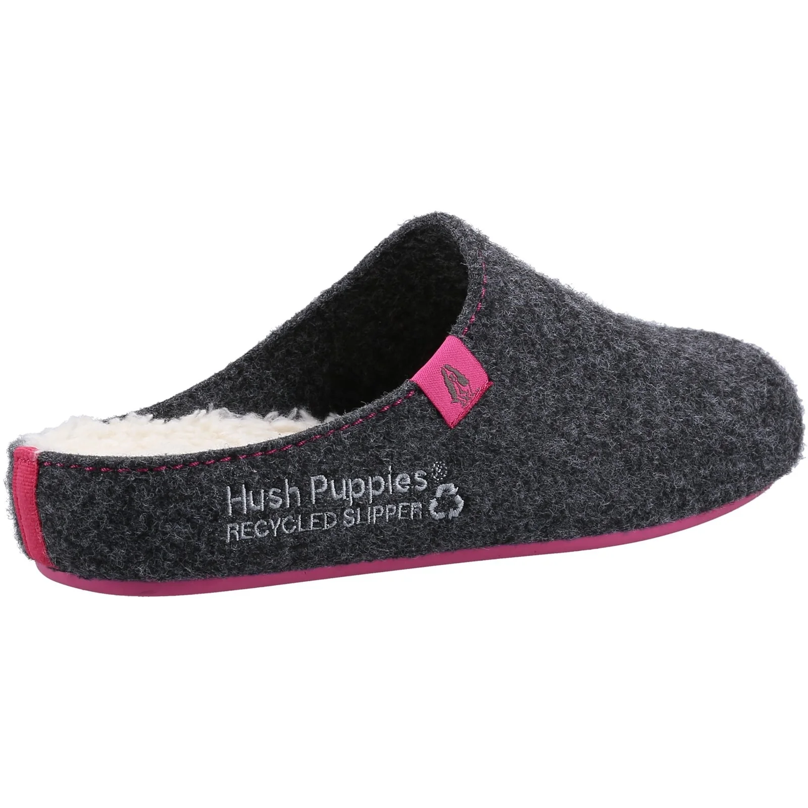 Hush Puppies Womens The Good Slipper Charcoal - Image 3