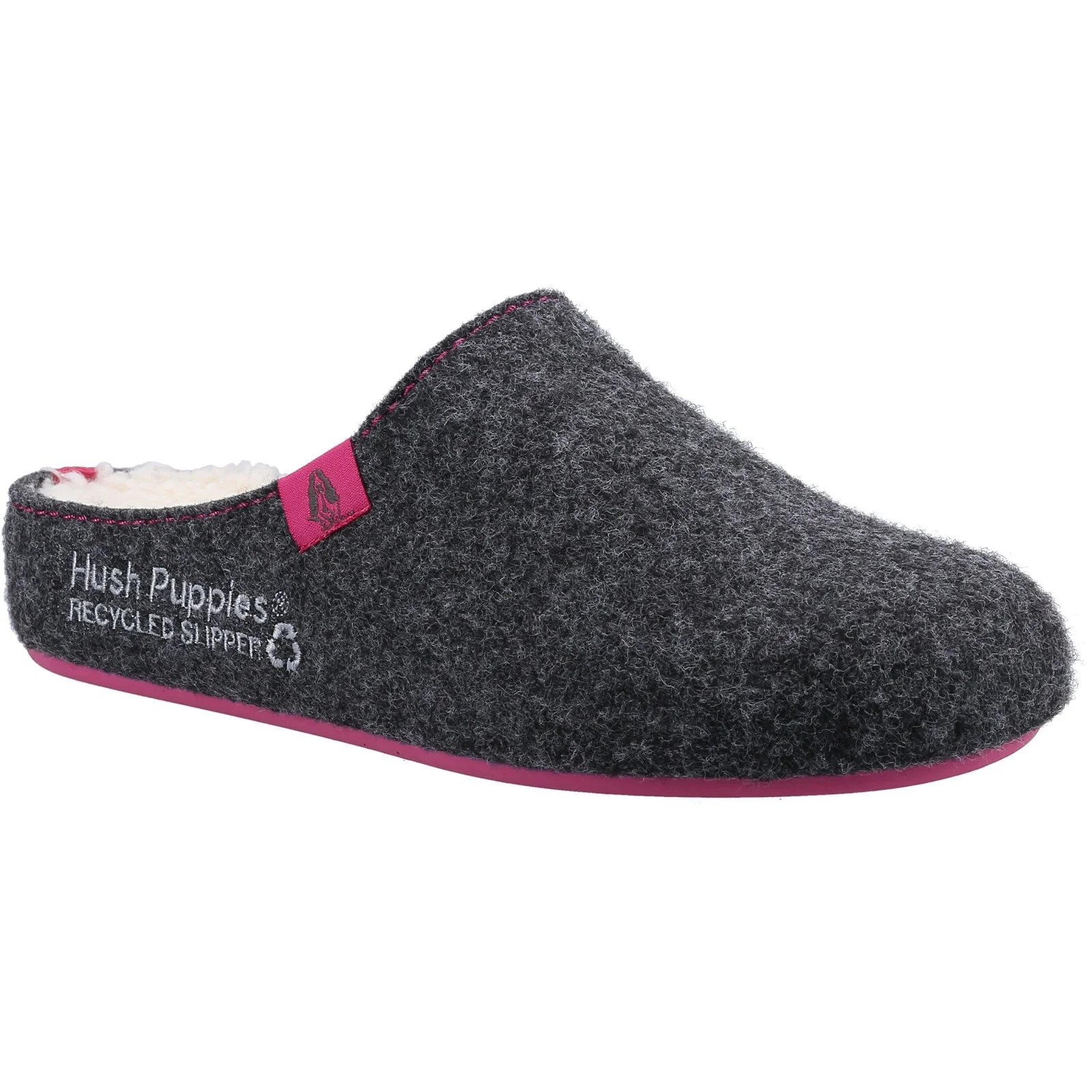 Hush Puppies Womens The Good Slipper Charcoal - Image 4