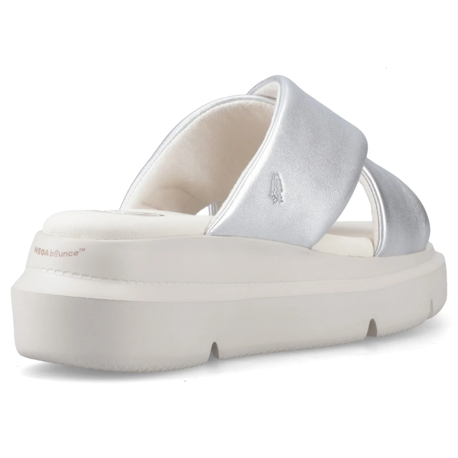 Hush Puppies Womens Uplift Crossover Slide Silver - Image 4