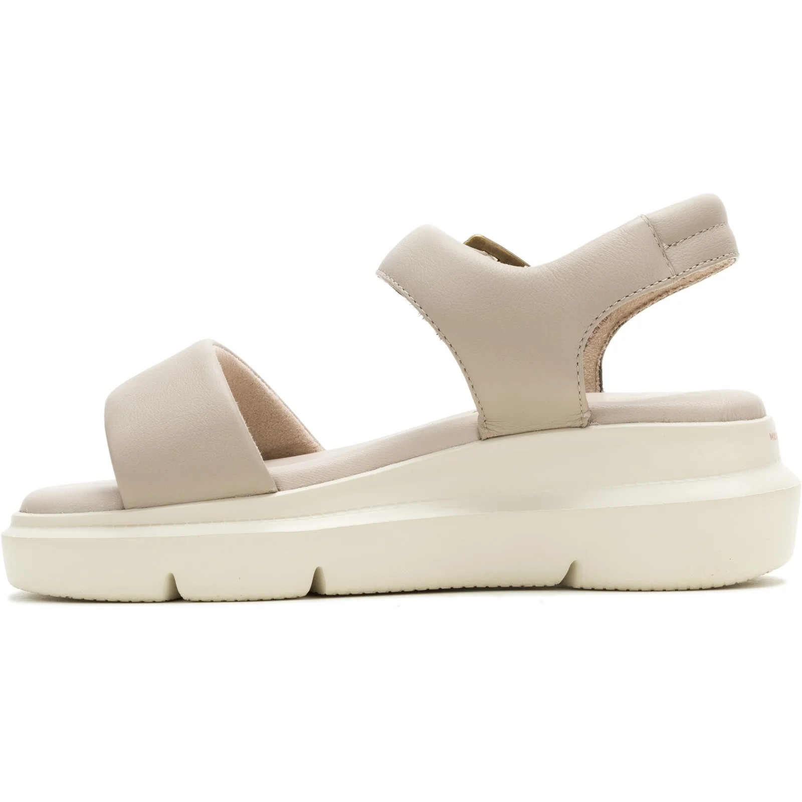 Hush Puppies Womens Uplift Quarter Strap Taupe - Image 2