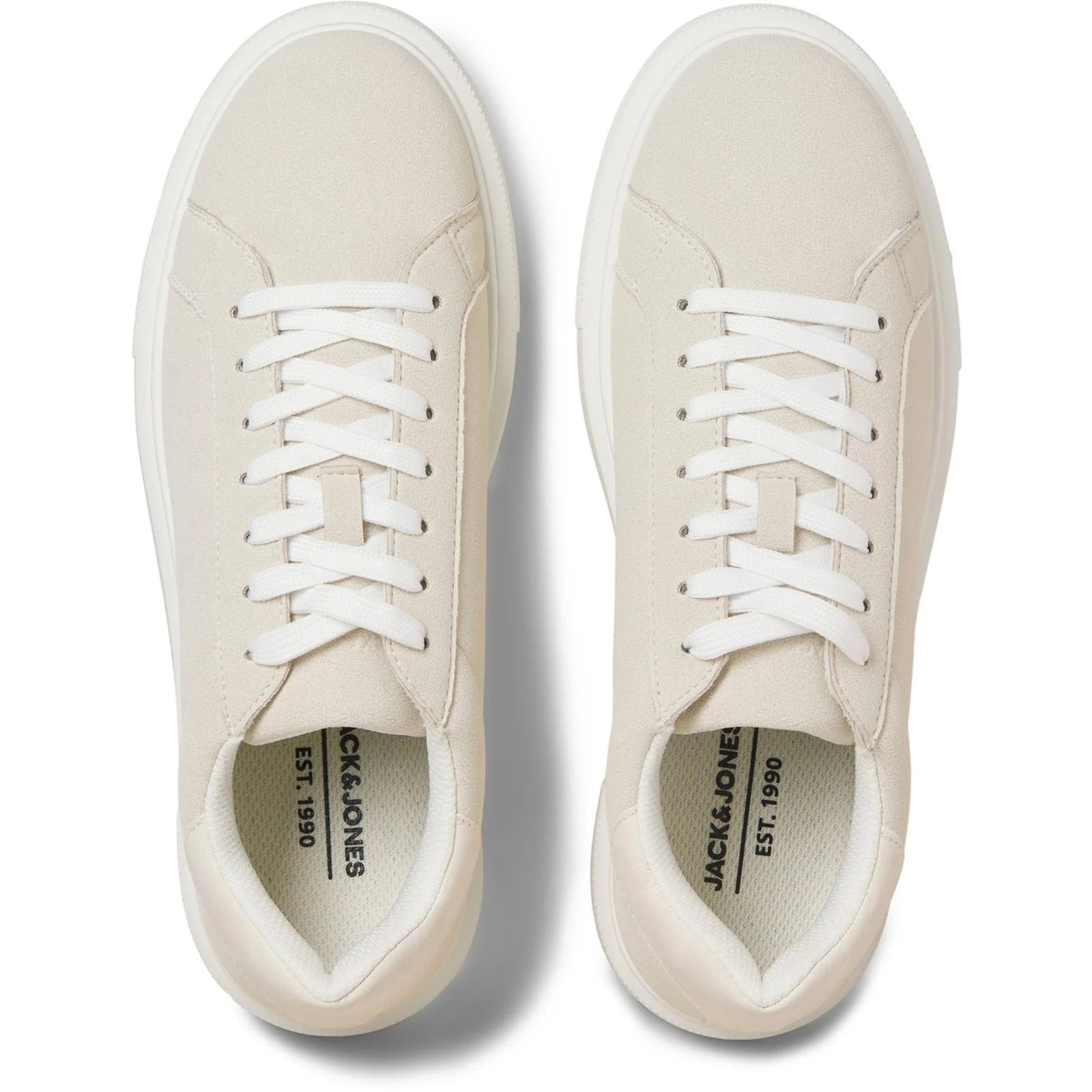 Jack & Jones Mens Aspire Cupsole Shoes Moonbeam - Image 3