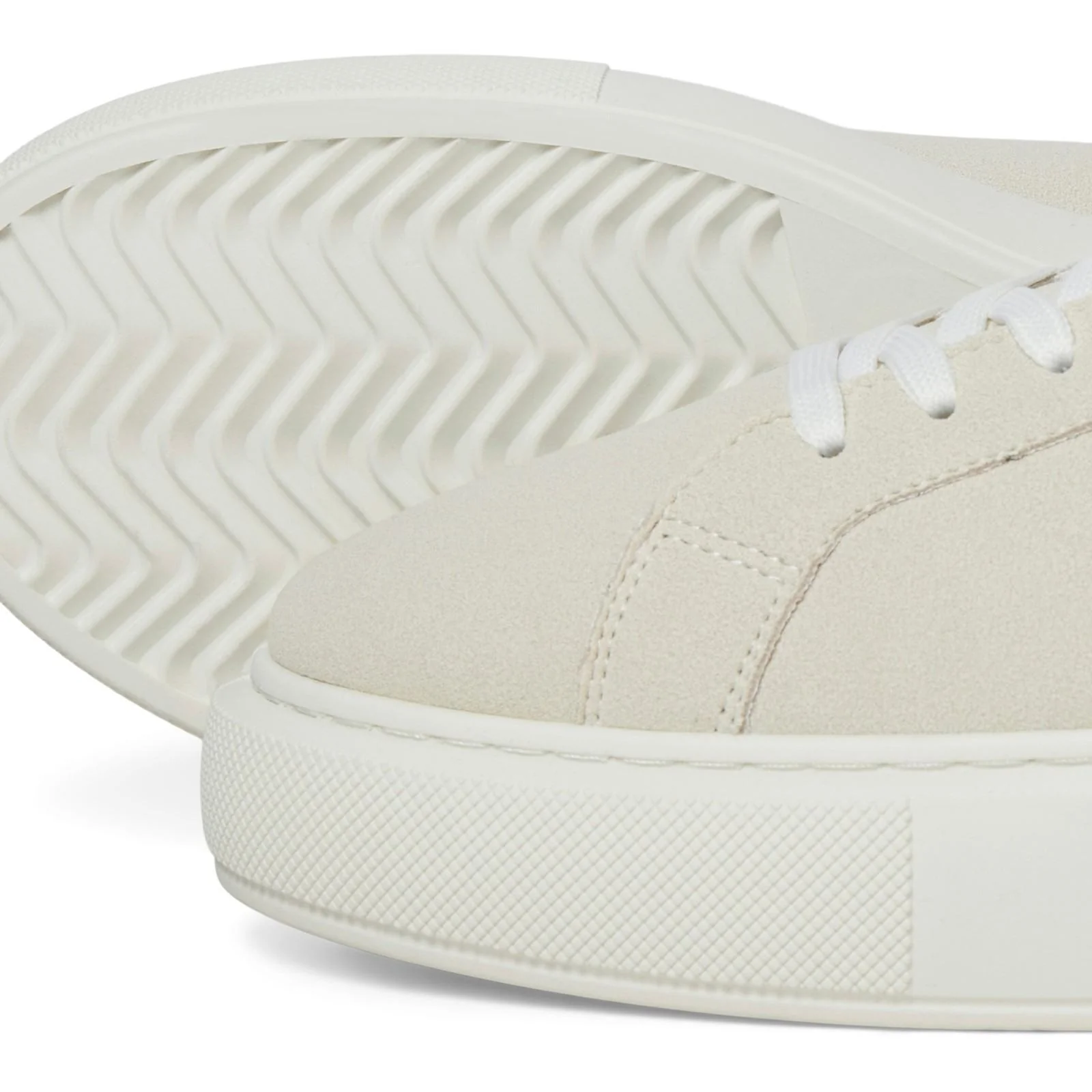 Jack & Jones Mens Aspire Cupsole Shoes Moonbeam - Image 5