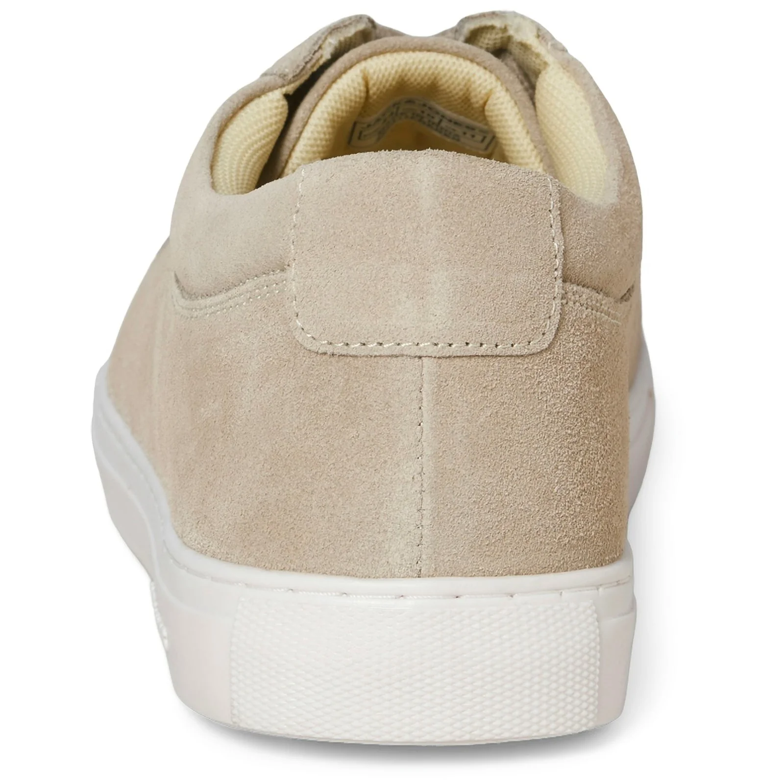 Jack & Jones Mens Galaxy Suede Trainers Plaza Taupe - Image 4
