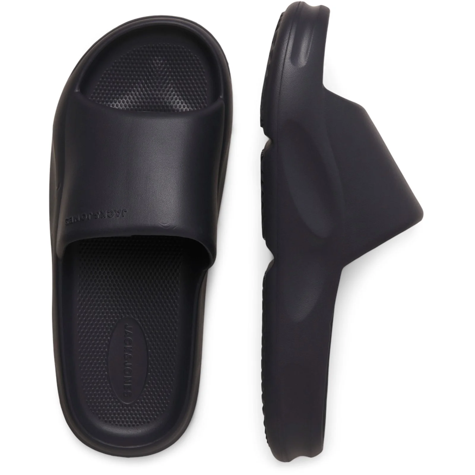 Jack & Jones Mens Status Slider Anthracite - Image 4