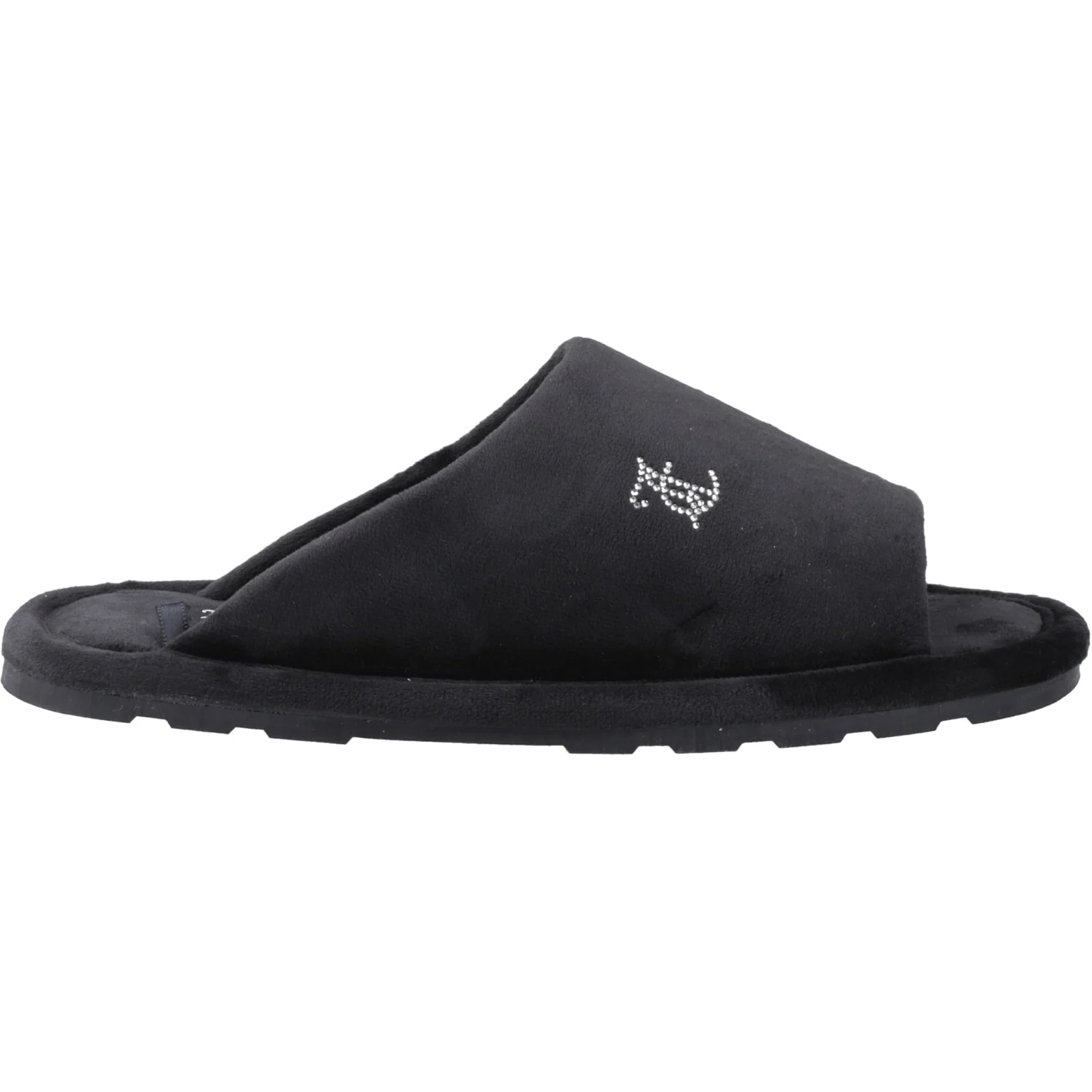 Juicy Couture Womens Vivien Padded Slipper Black