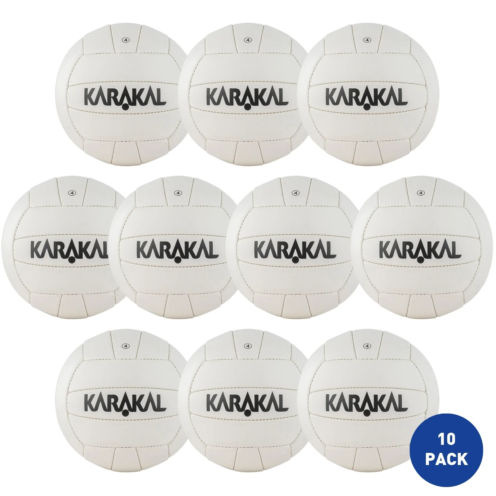 Karakal GAA Trainer White Size 4 - 10 Pack