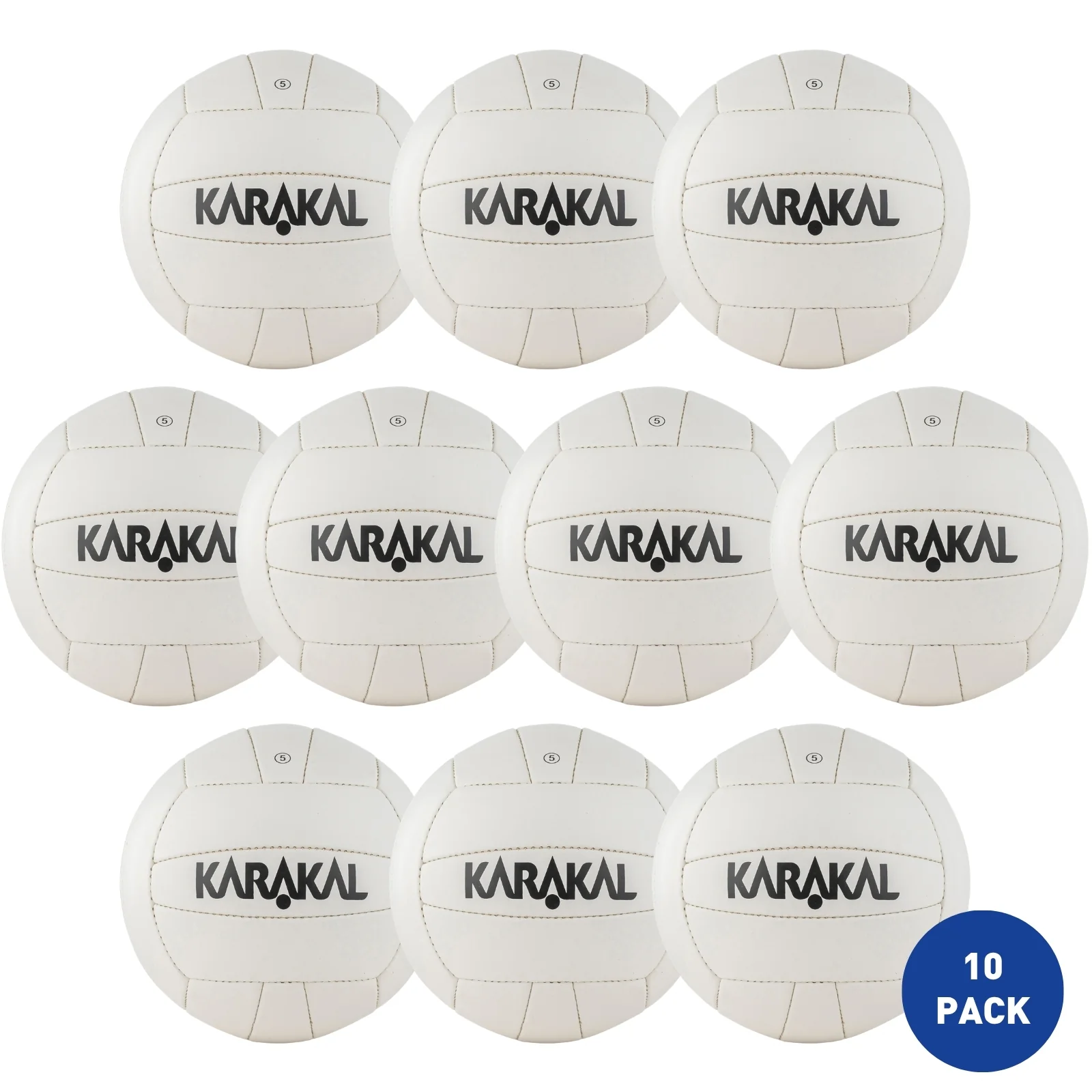 Karakal GAA Trainer White Size 5 - 10 Pack
