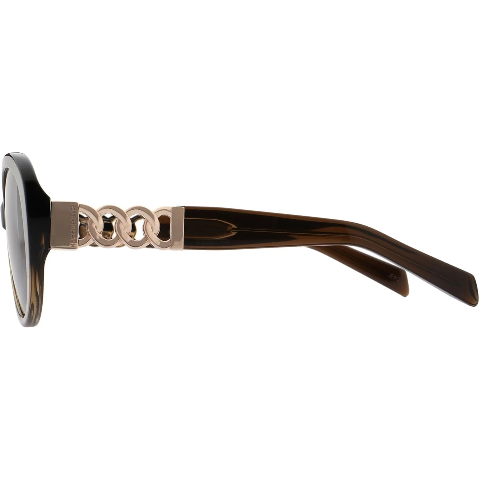 Karen Millen Unisex KM506915055 Sunglasses Shiny Brown - Image 3