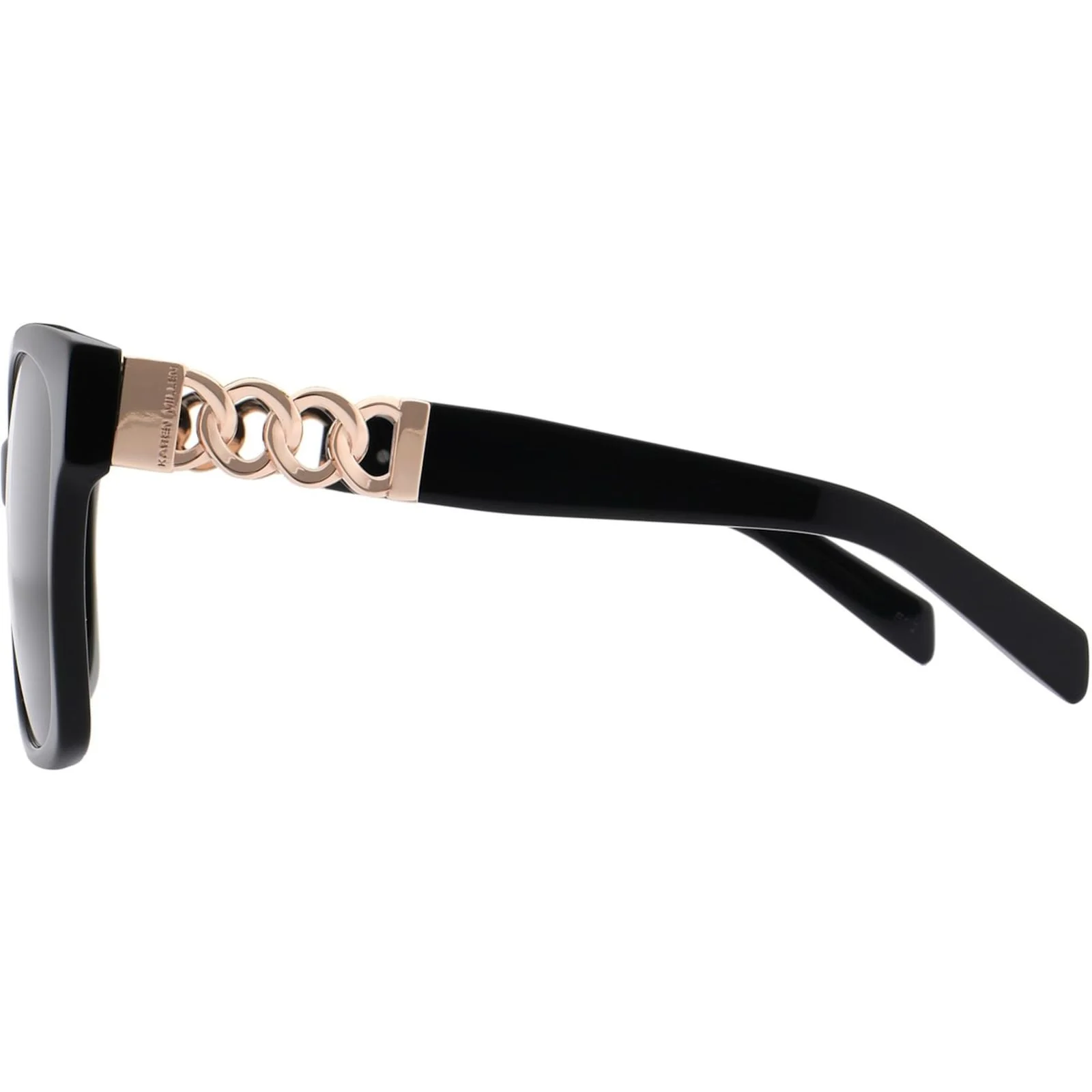 Karen Millen Unisex KM507000158 Sunglasses Black - Image 3