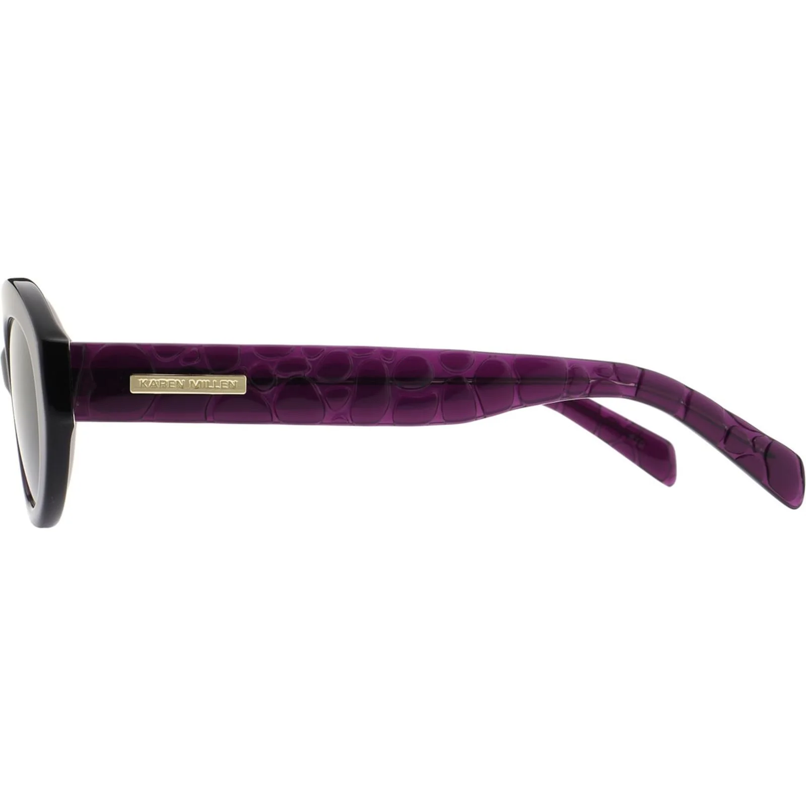 Karen Millen Unisex KM507375352 Sunglasses Crystal Purple - Image 3