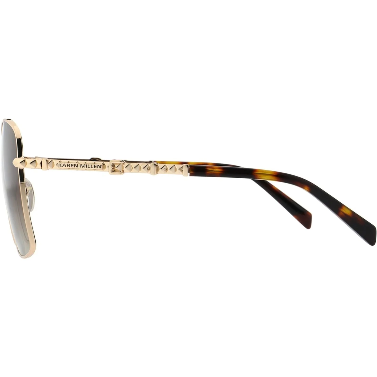 Karen Millen Unisex KM702440057 Sunglasses Gold - Image 3