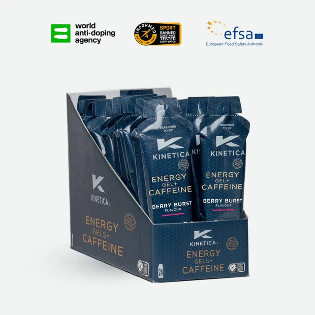 Kinetica Caffeine Gels Berry Burst x 24 - Image 5