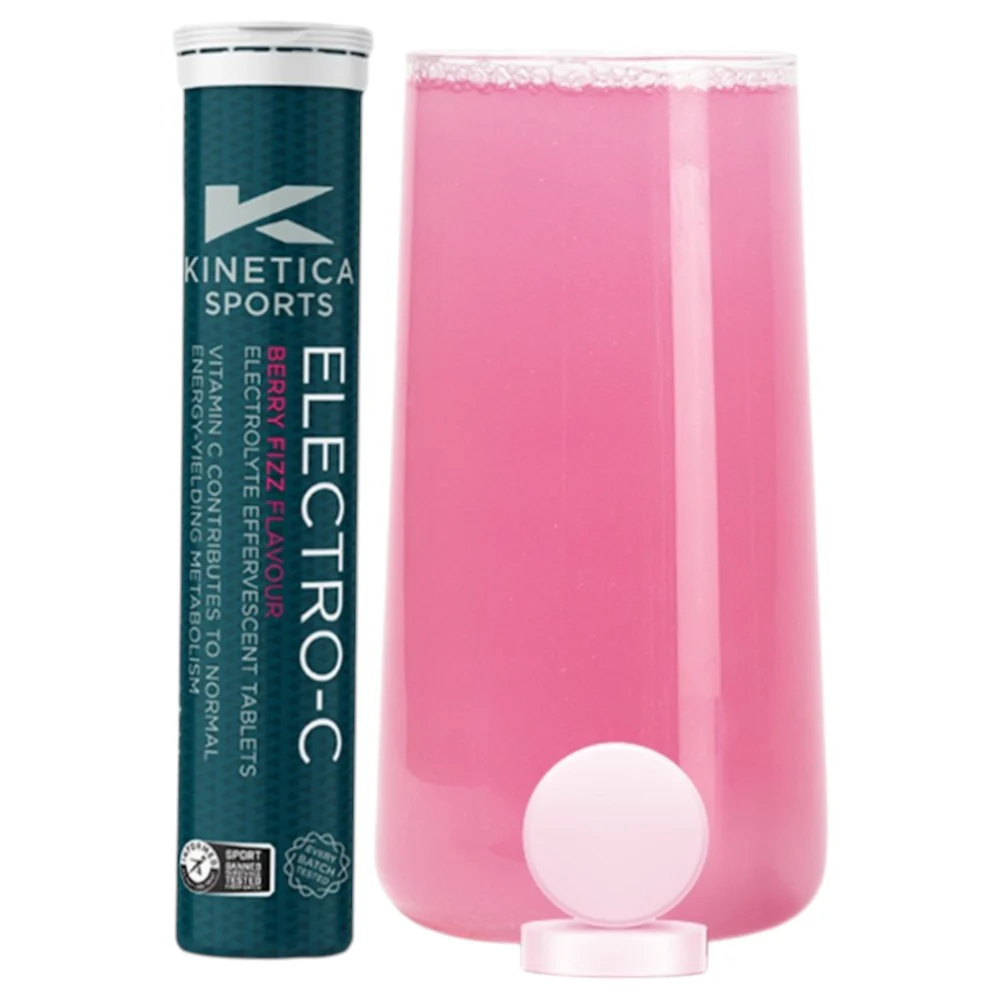Kinetica Sports Electro C Berry Fizz Tablets - Box of 12 - Image 2
