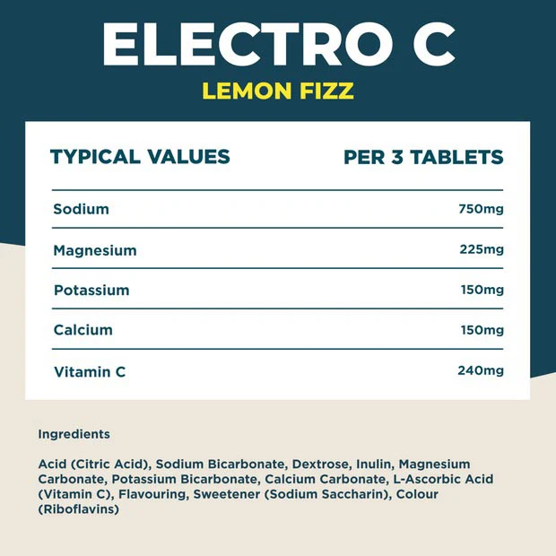 Kinetica Electro-C Electrolyte Effervescent Tablets - Image 4