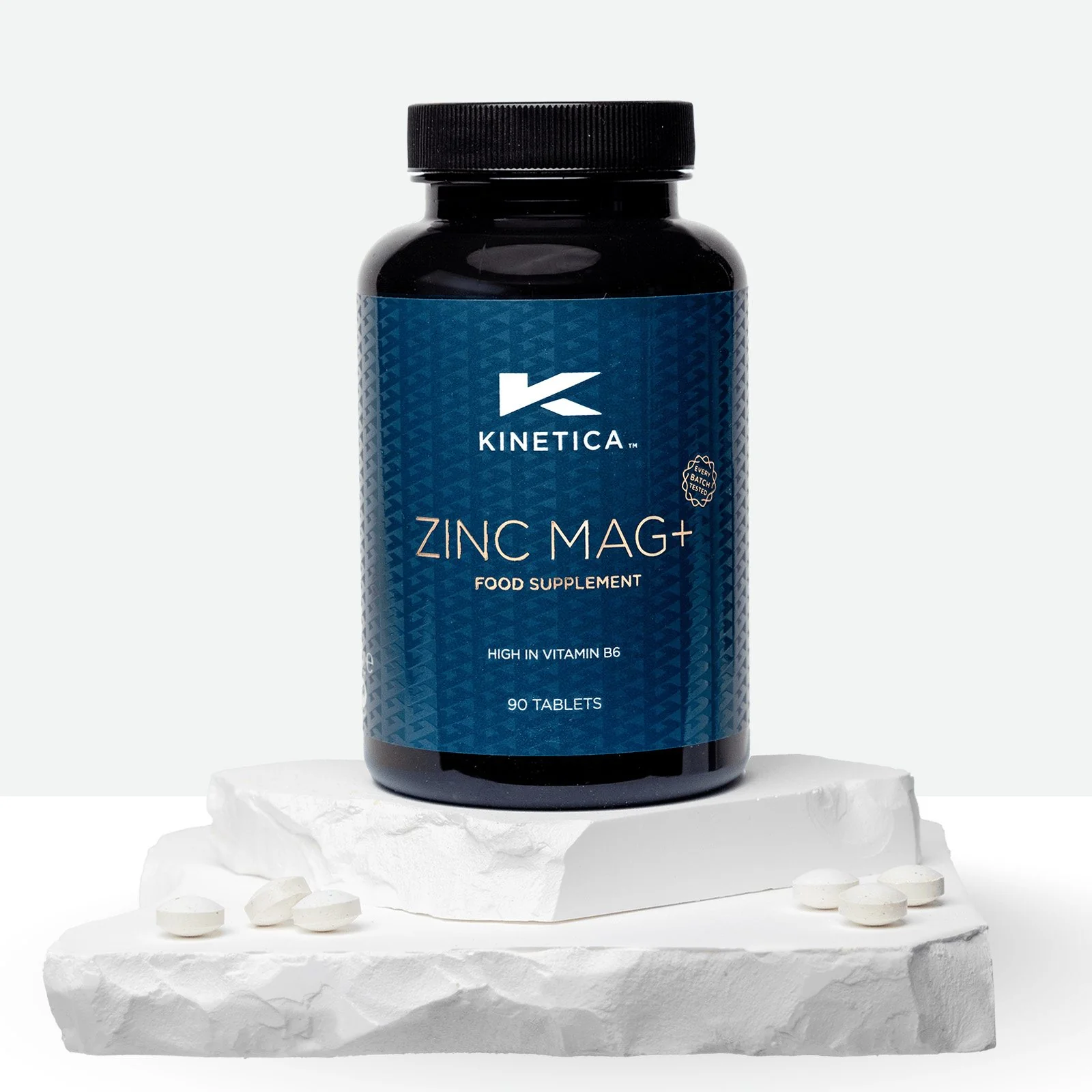 Kinetica Zinc Magnesium - 90 Tablets - Unflavoured - Image 2