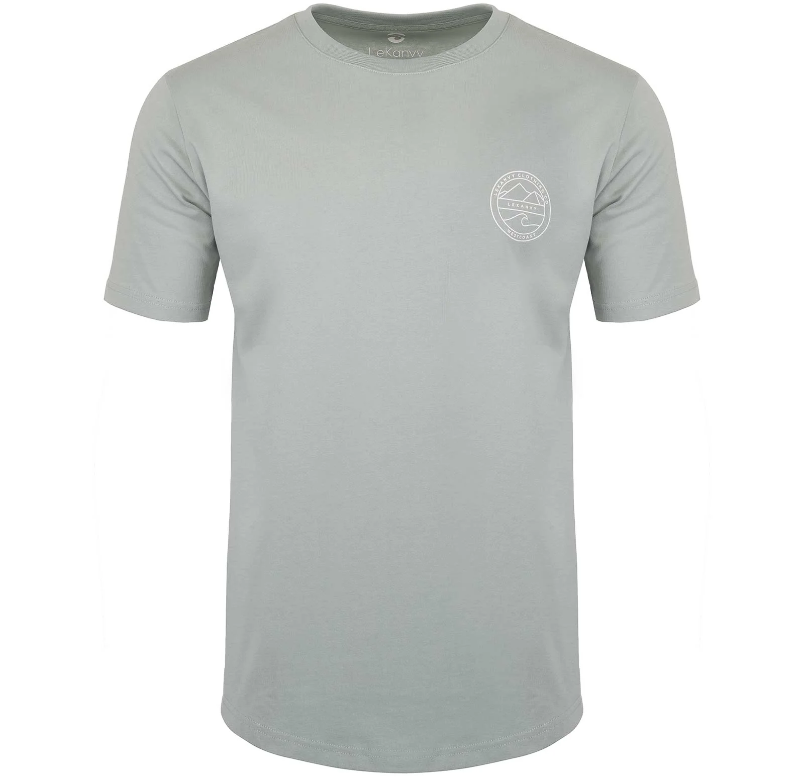 LeKanvy Coast T-Shirt - Pale Blue - Image 3