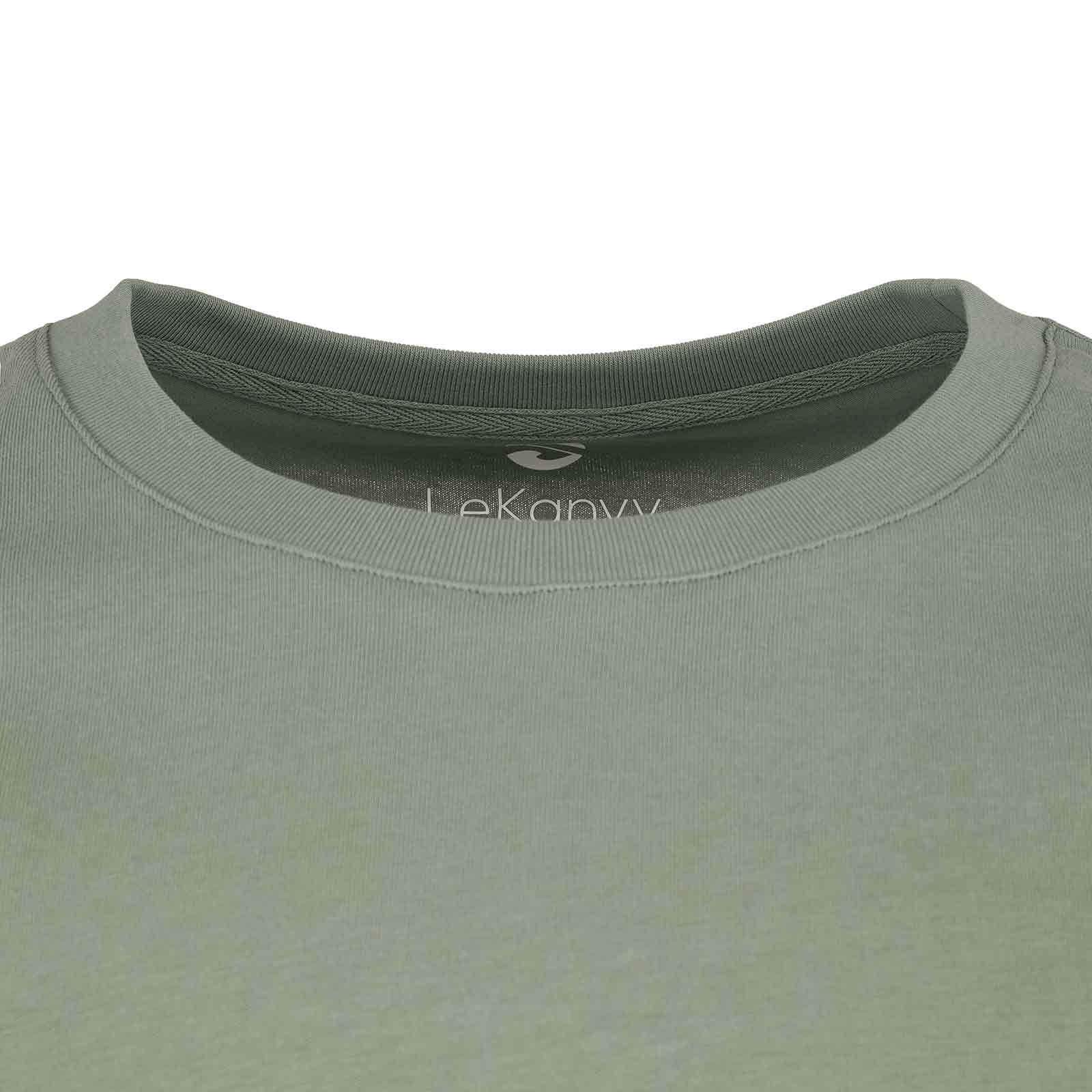 LeKanvy Coast T-Shirt - Sage Green - Image 5
