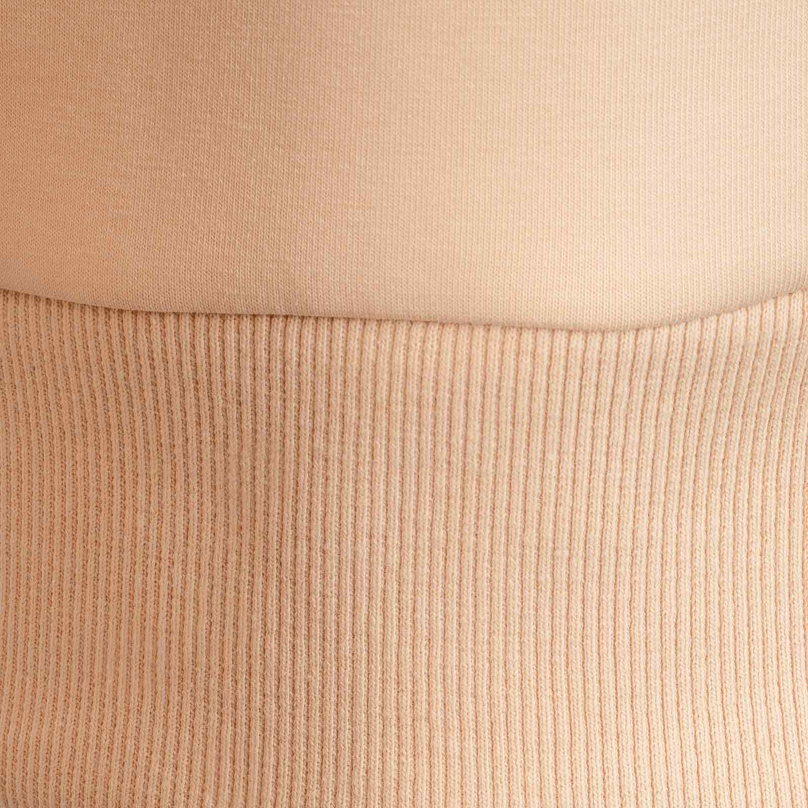 LeKanvy Versatile Unisex Crew Neck -Pastel Cream - Image 8
