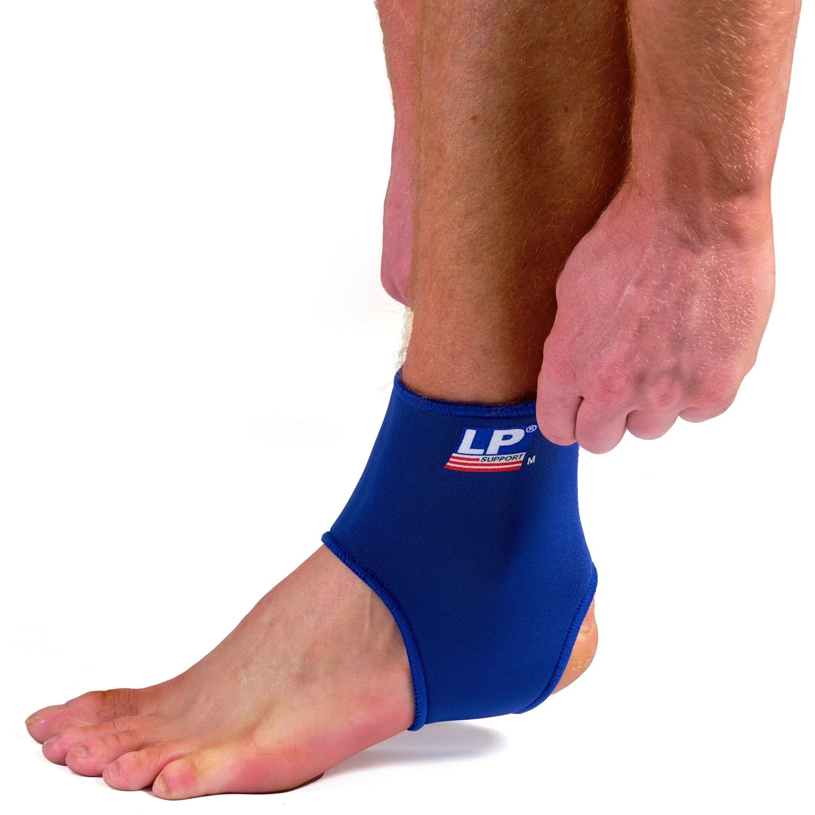 LP Neoprene Stretch Fabric Adults Open-Heel Ankle Support