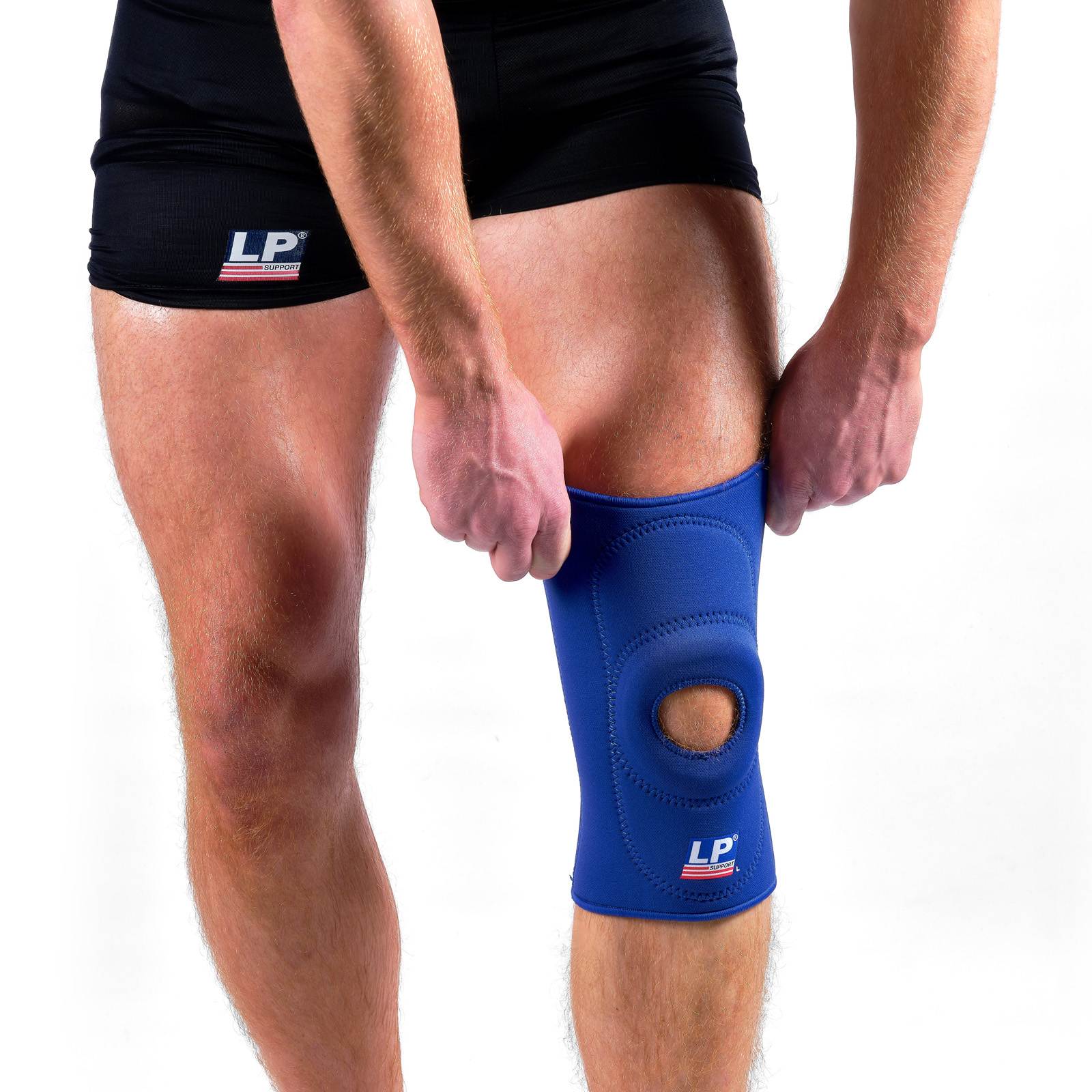 LP Open Patella Oval Pad Slip-On Adults Knee Support - Image 6