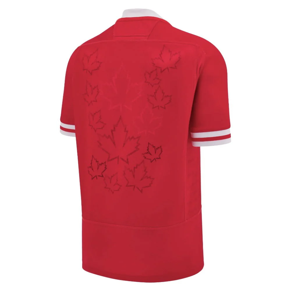 Macron Canada Rugby 2025/26 Mens Short Sleeve Home Jersey - Image 2