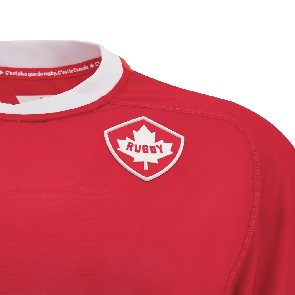 Macron Canada Rugby 2025/26 Mens Short Sleeve Home Jersey - Image 3