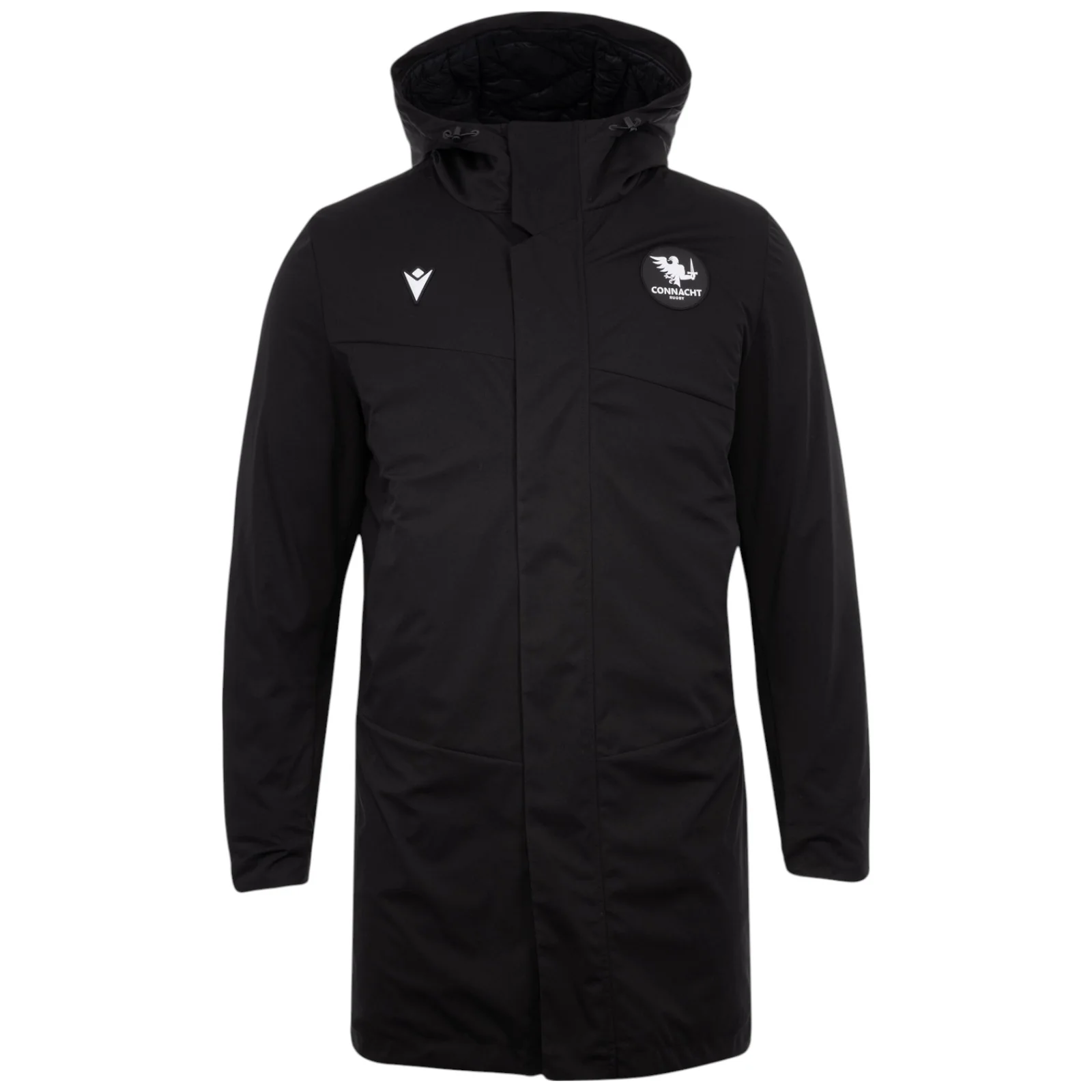 Macron Connacht Rugby 2025/26 Mens Waterproof Parka Jacket