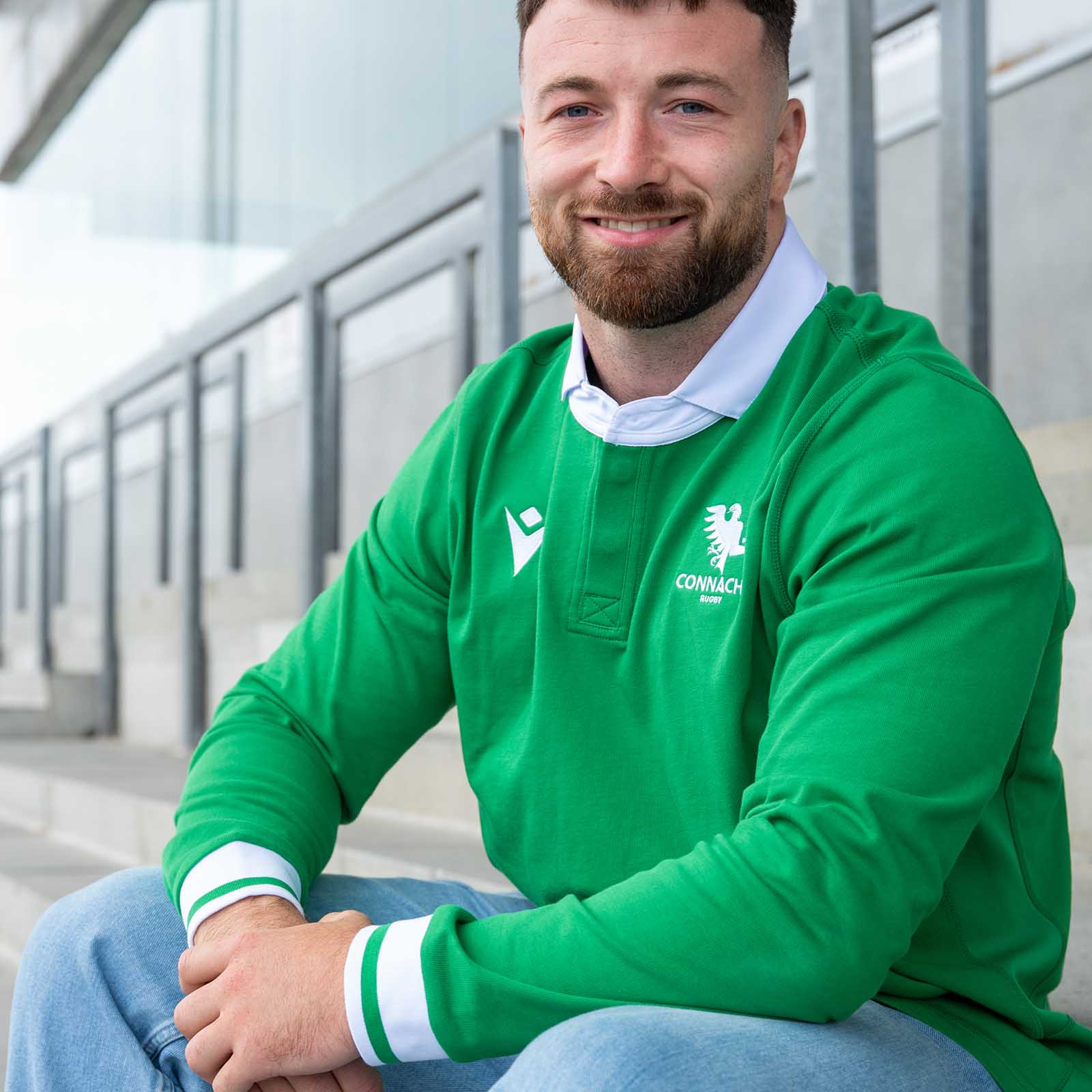 Macron Connacht Rugby 2025/26 Mens Classic Home Replica Jersey - Image 3
