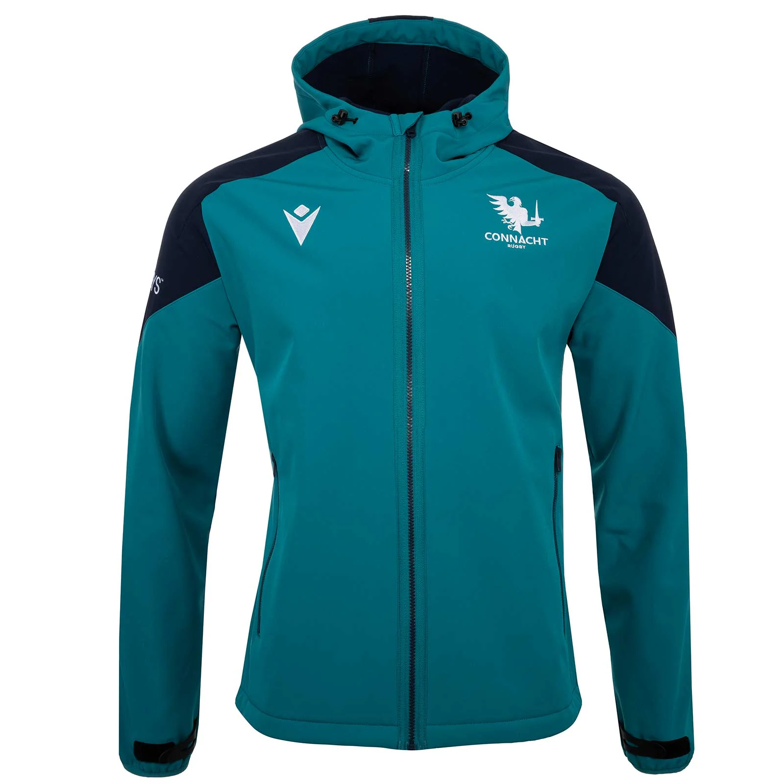 Macron Connacht Rugby 2025/26 Kids Softshell Training Jacket