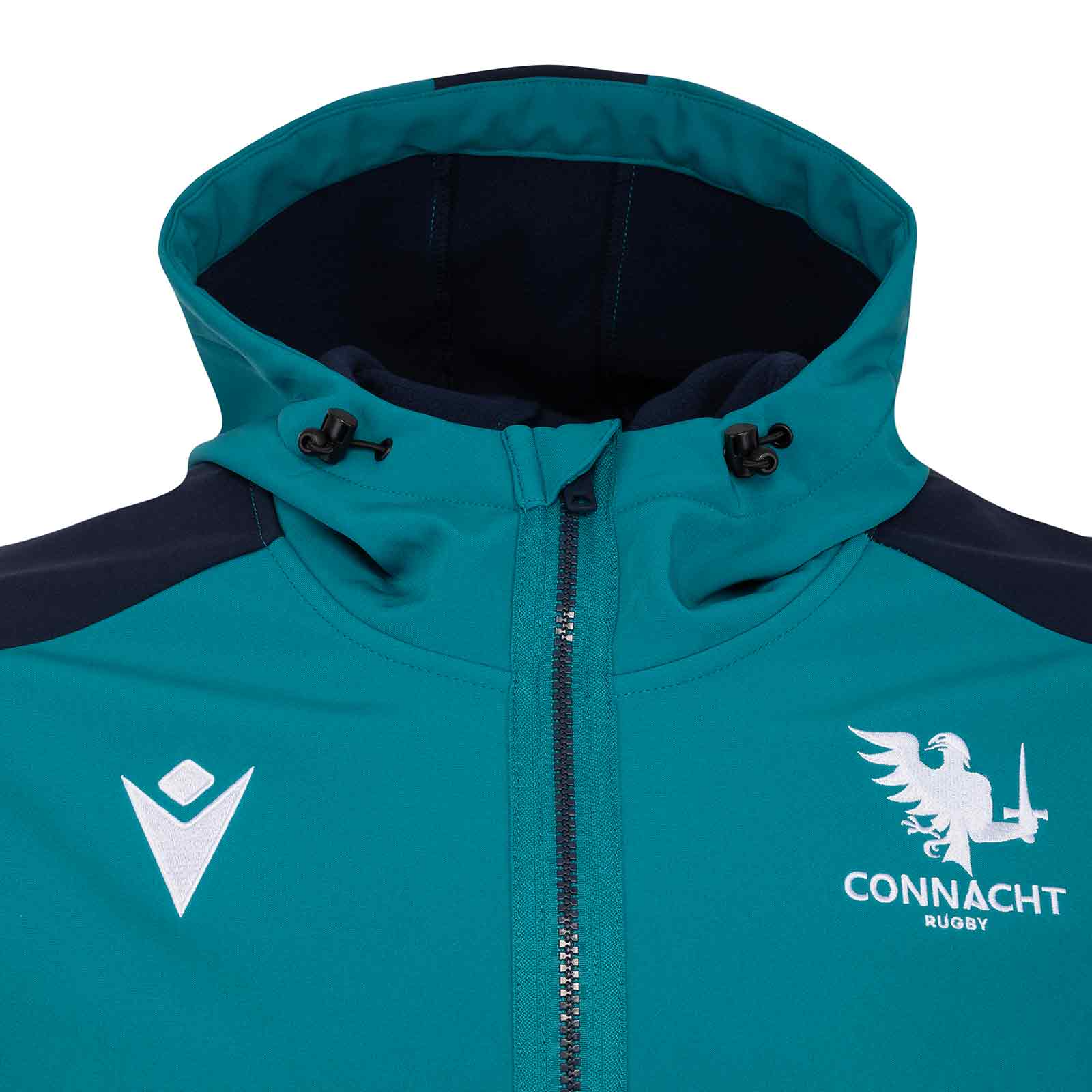 Macron Connacht Rugby 2025/26 Kids Softshell Training Jacket - Image 3