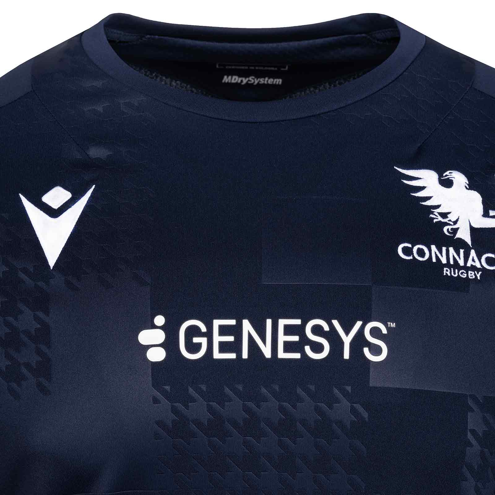 Macron Connacht Rugby 2025/26 Kids Short Sleeved Training T-Shirt - Image 3