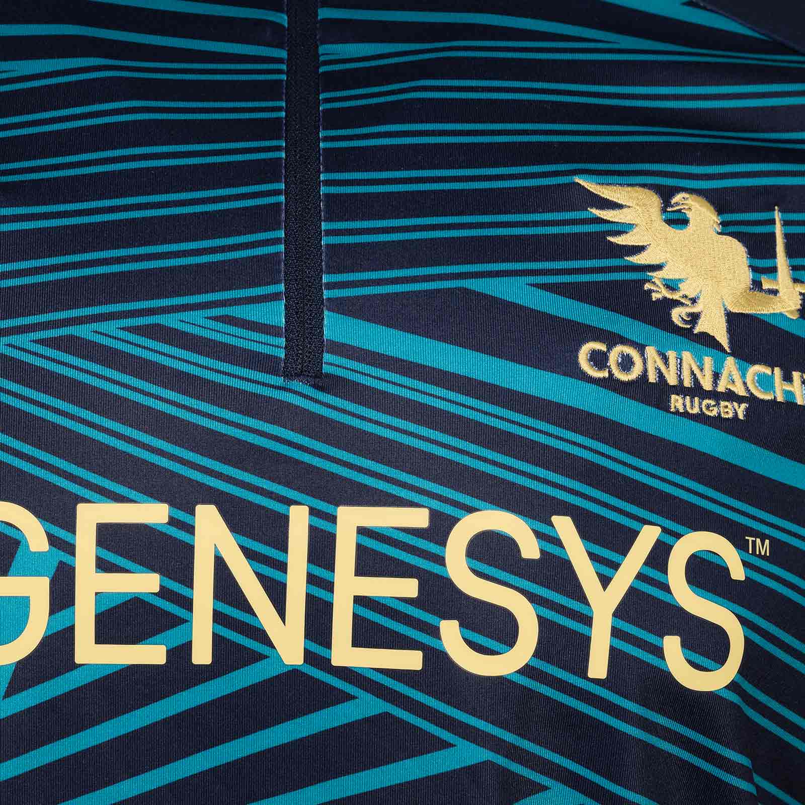 Macron Connacht Rugby 2025/26 Kids Warm-Up Training Top - Image 7