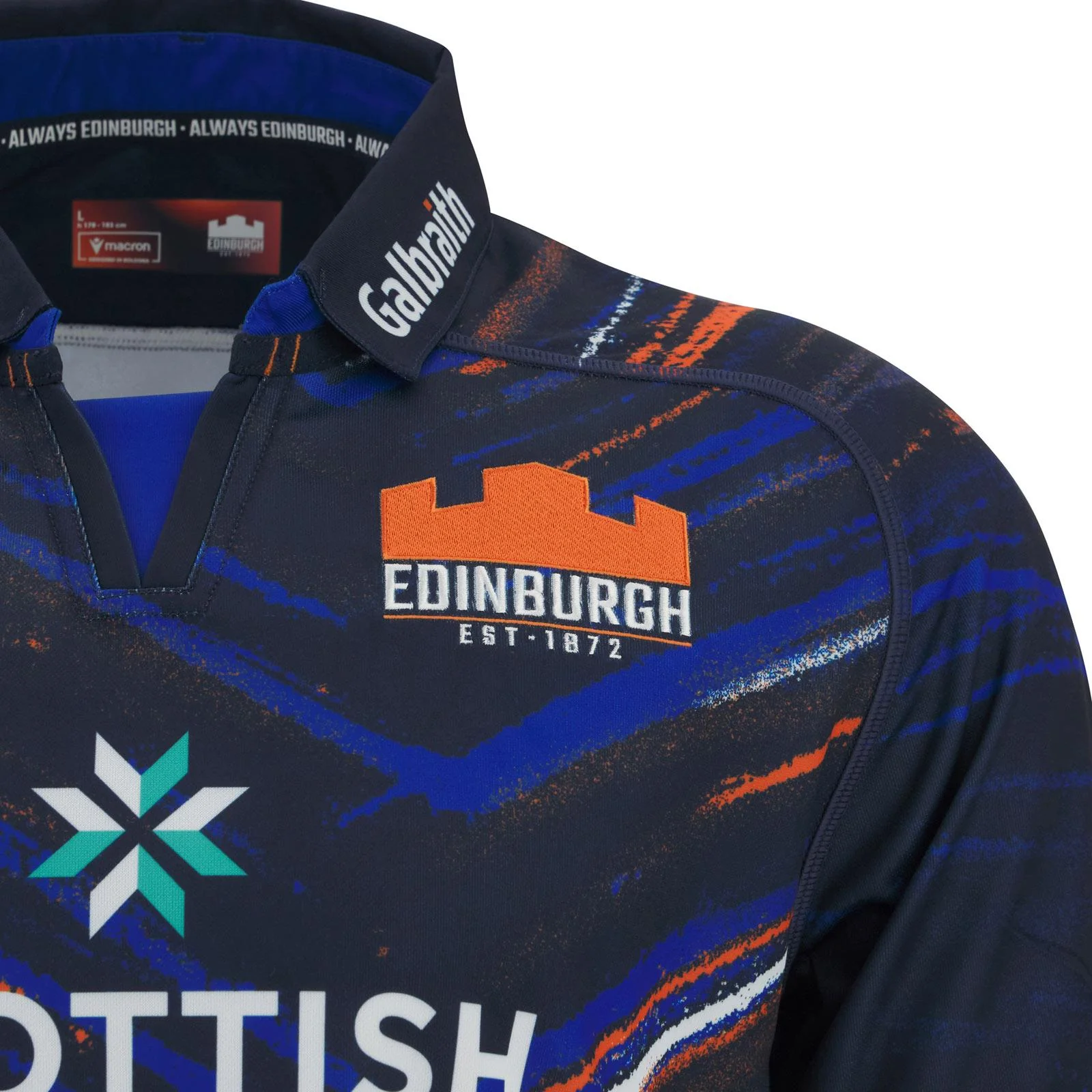 Macron Edinburgh Rugby 2025/26 Home Replica Jersey - Image 3