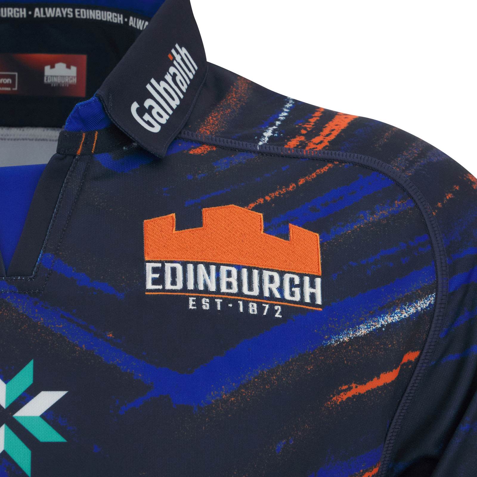 Macron Edinburgh Rugby 2025/26 Kids Home Replica Jersey - Image 3