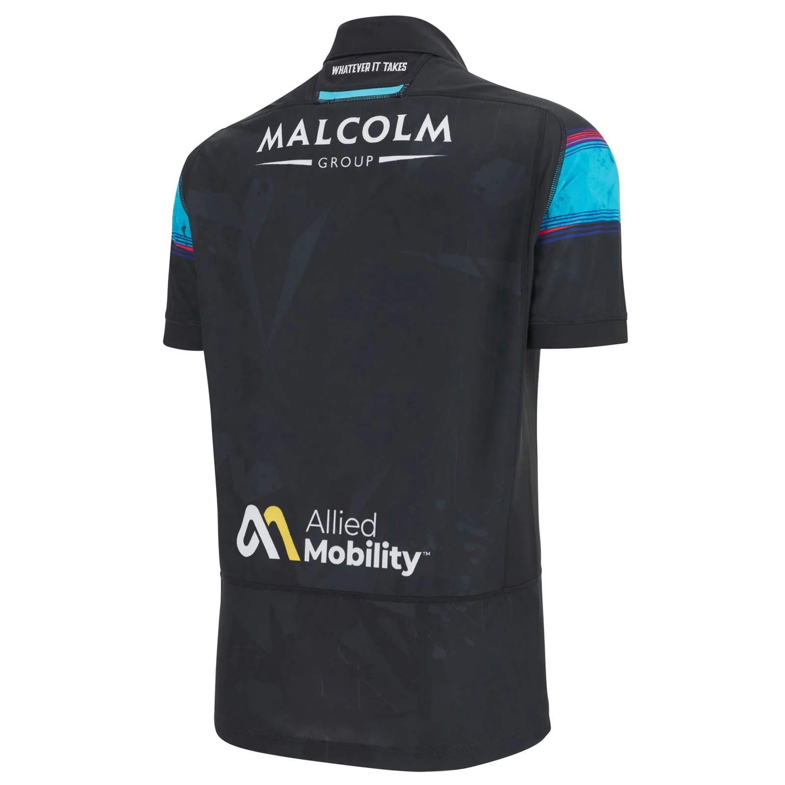 Macron Glasgow Warriors Rugby 2025/26 Kids Euro Replica Shirt - Image 2
