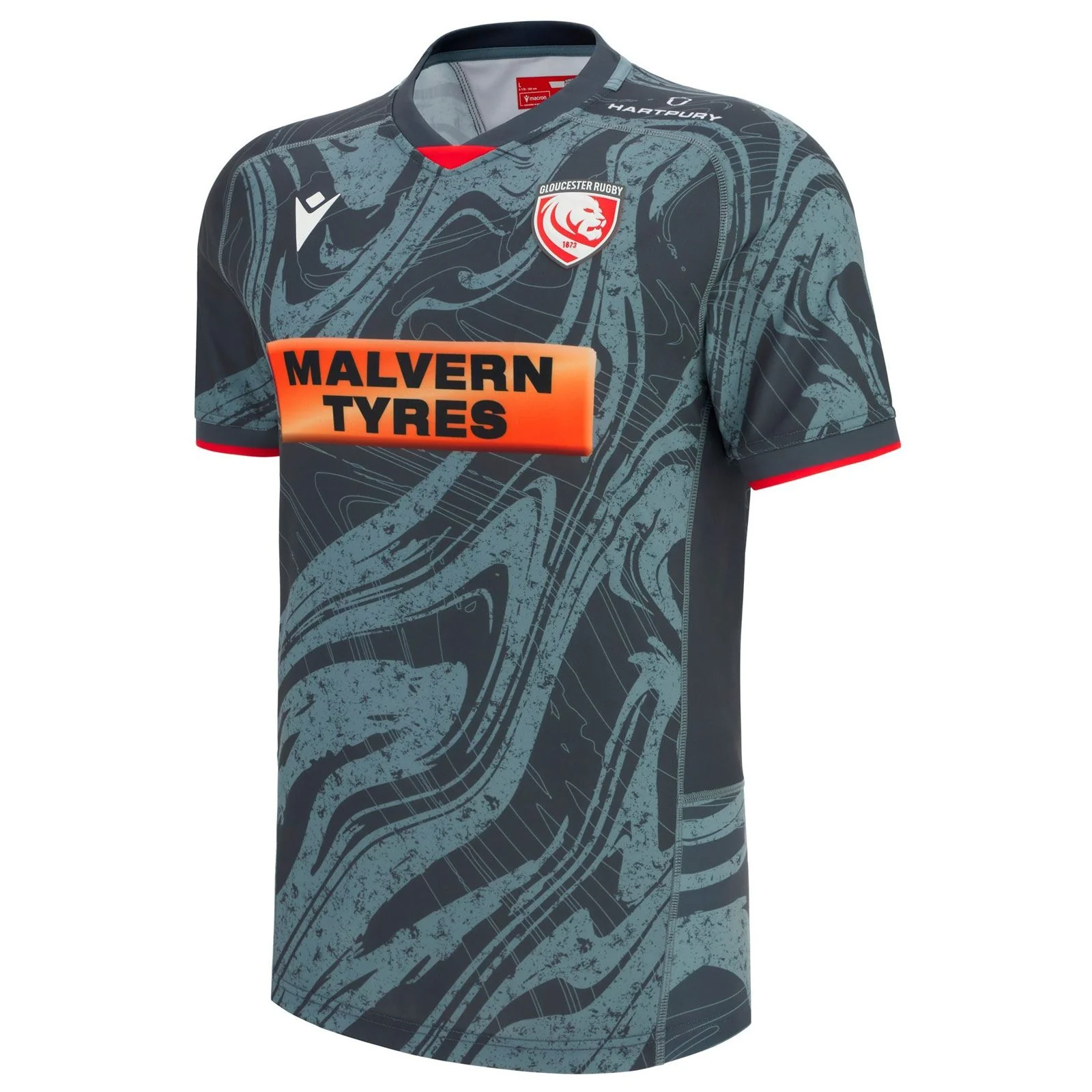 Macron Gloucester Rugby 2025/26 Euro Replica Jersey
