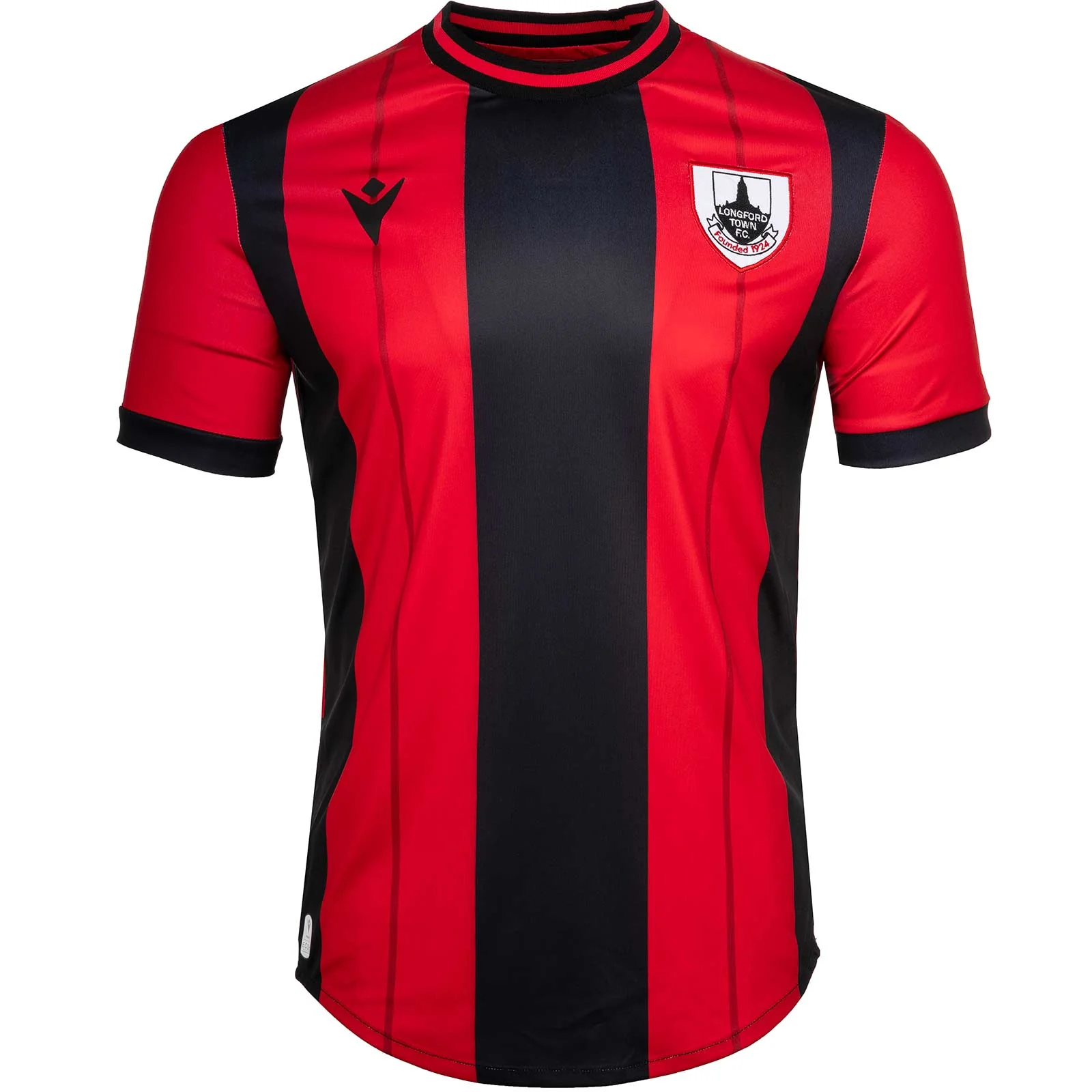 Macron Longford Town Football 2025/26 Kids Home Jersey