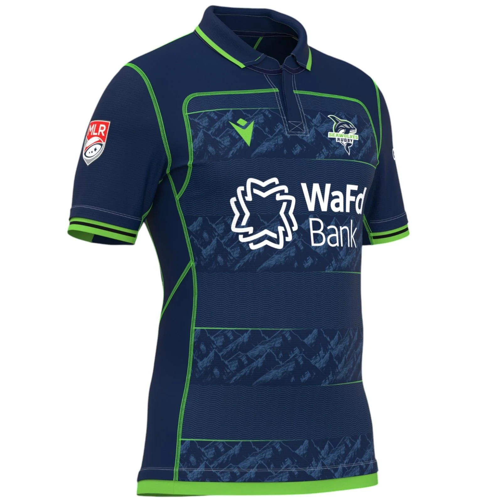 Macron Seattle Seawolves Rugby 2025/26 Kids Official Home Jersey - Image 2