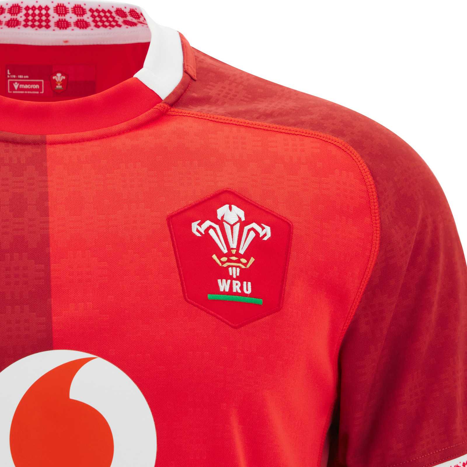 Macron Wales Rugby 2025/26 Mens Home Replica Jersey - Image 3
