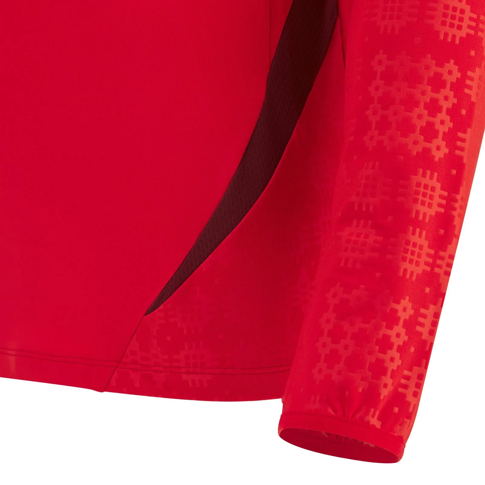 Macron Wales Rugby 2025/26 Half-Zip Mens Training Top - Image 4