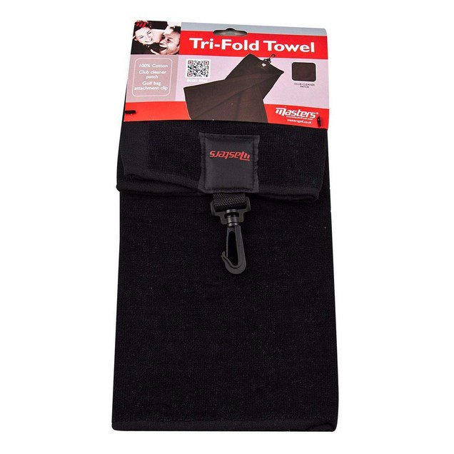 Masters Tri-Fold Towel Black