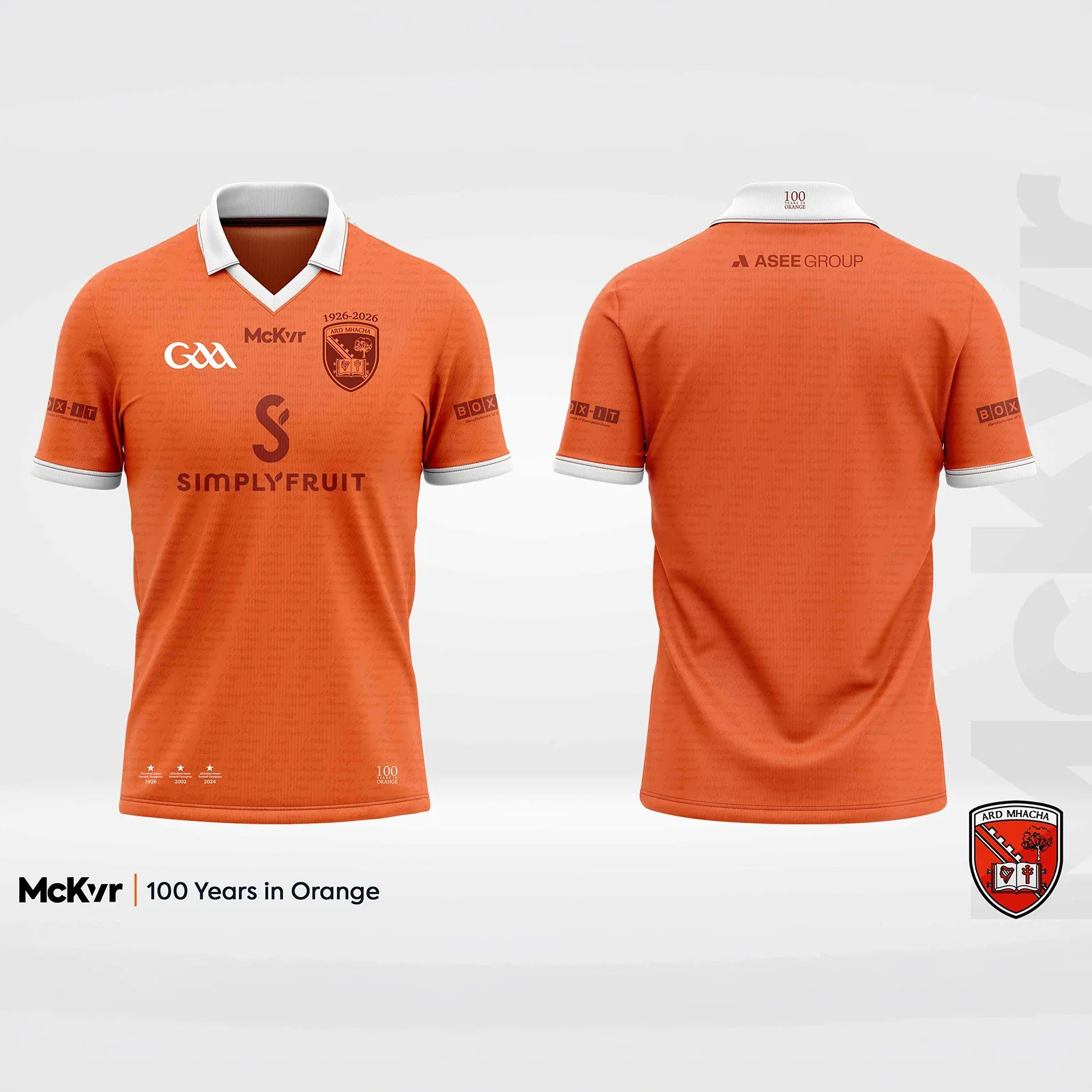 McKeever Armagh GAA Commemorative 100 Year Anniversary Jersey - Image 3