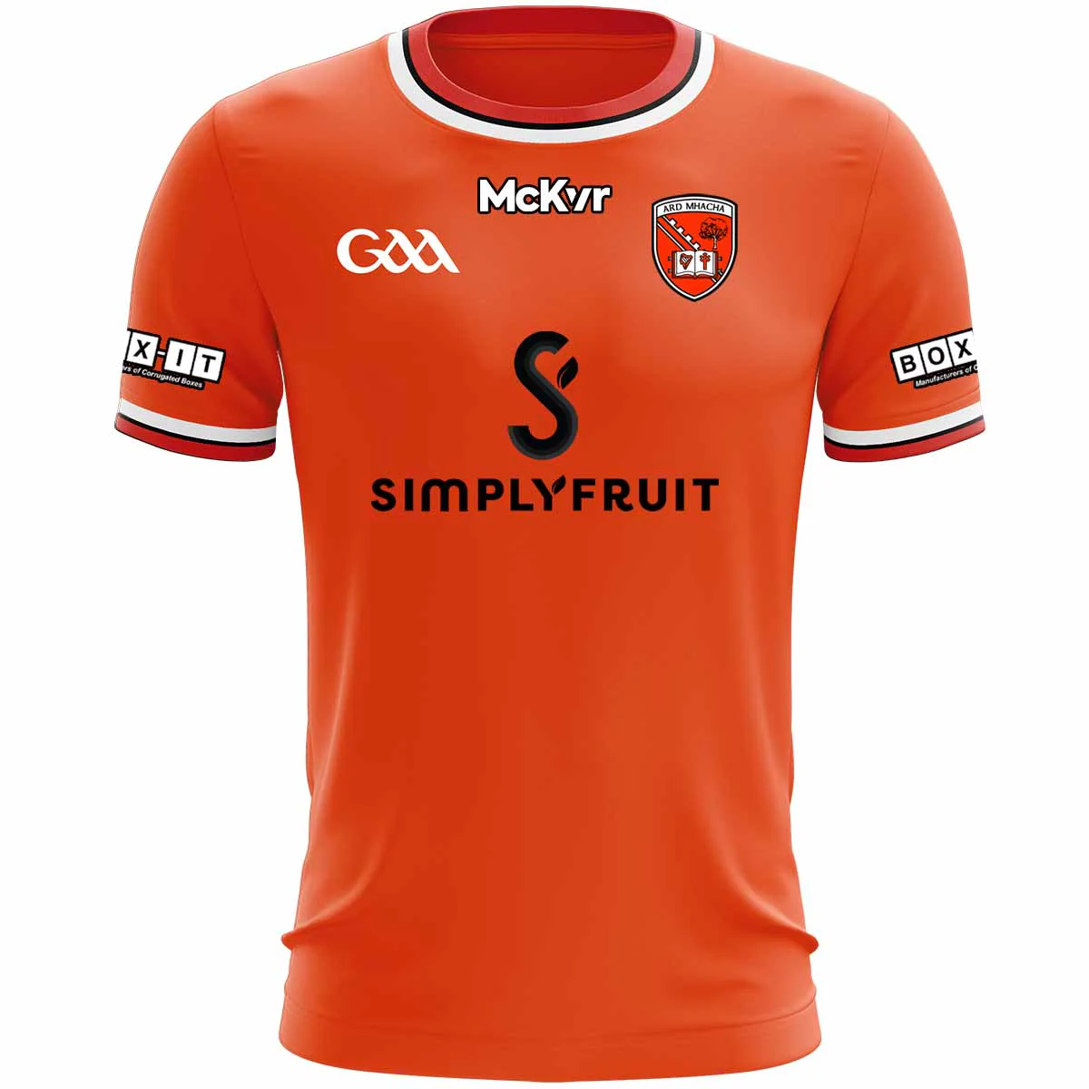 McKeever Armagh 25 Home Kids Jsy Orange