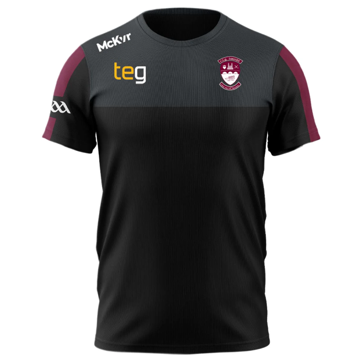 McKeever Westmeath GAA Edge Kids Tee Blk