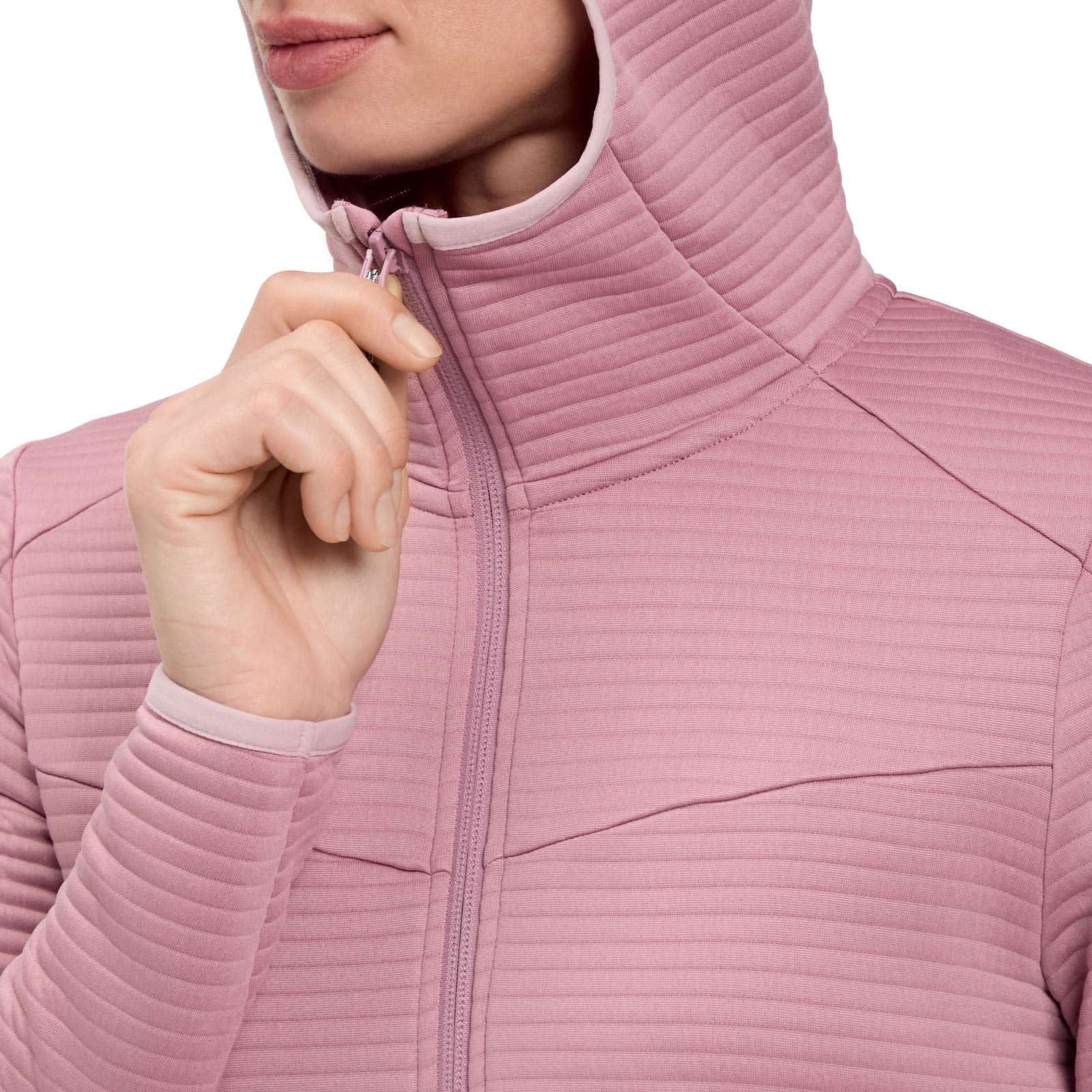 McKinley Aami II Womens Hooded Fleece Jacket - Image 3