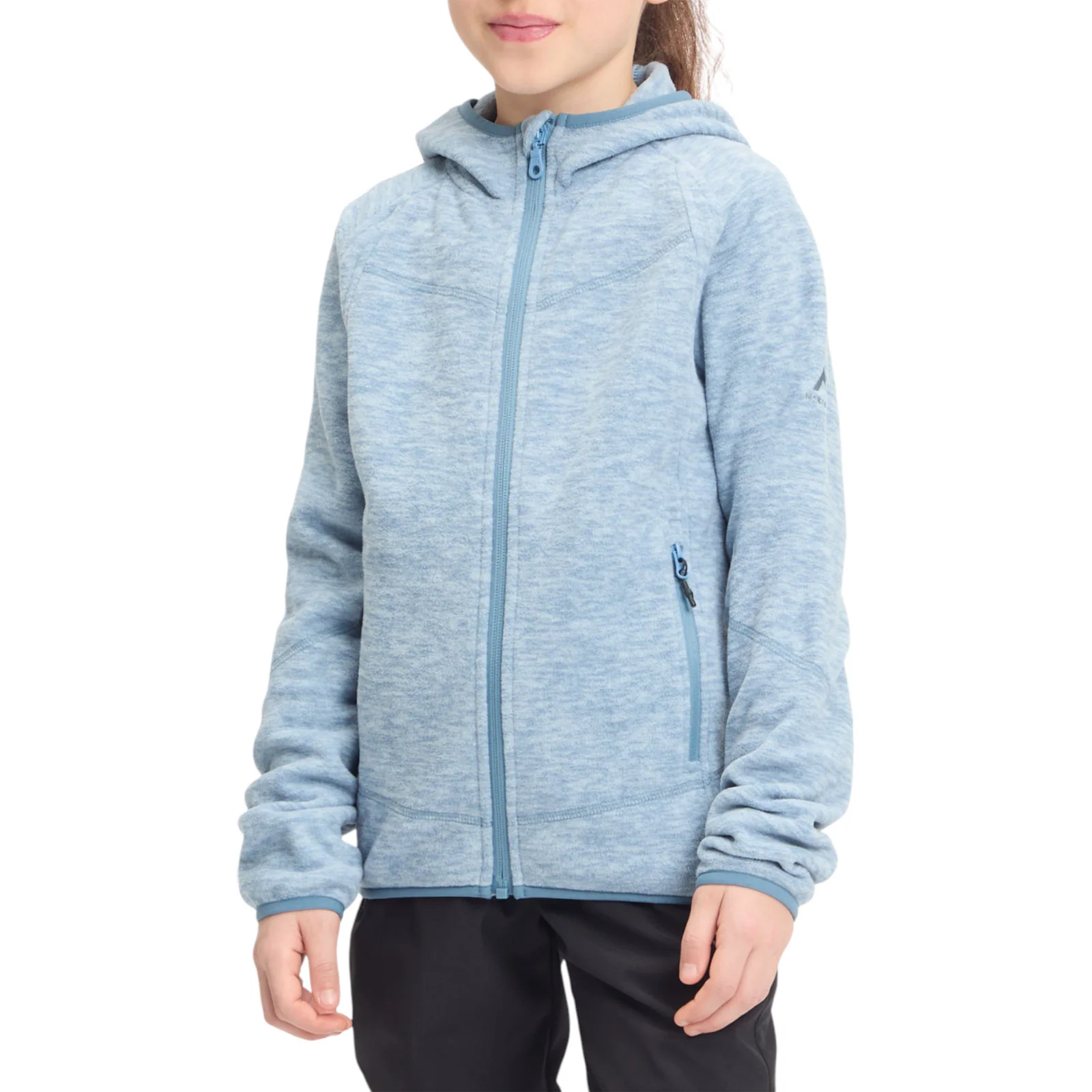 McKinley Choco Full Zip Girls Hooded Fleece