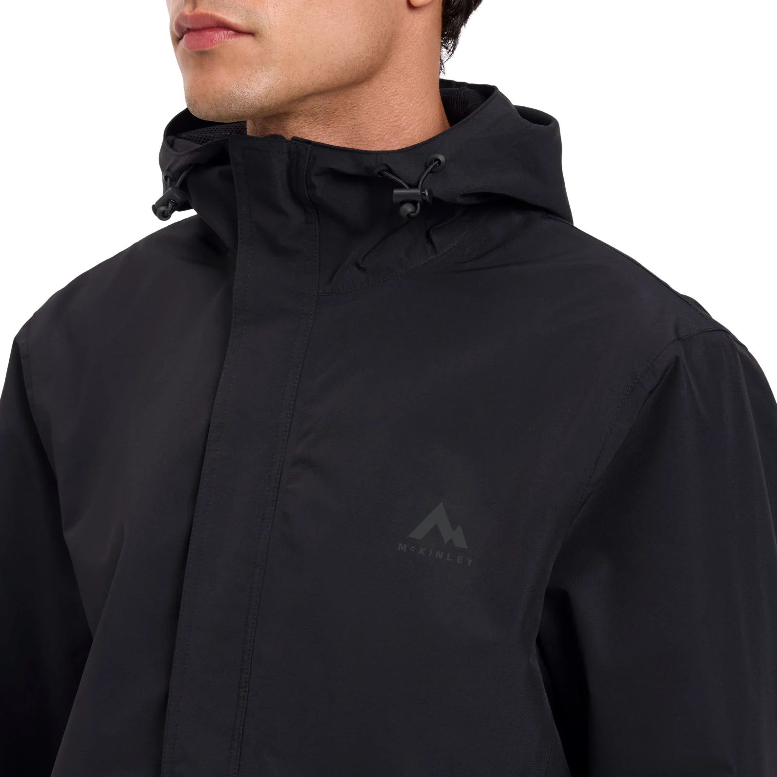 McKinley Isar Lightweight Mens Waterproof Rain Jacket - Image 3