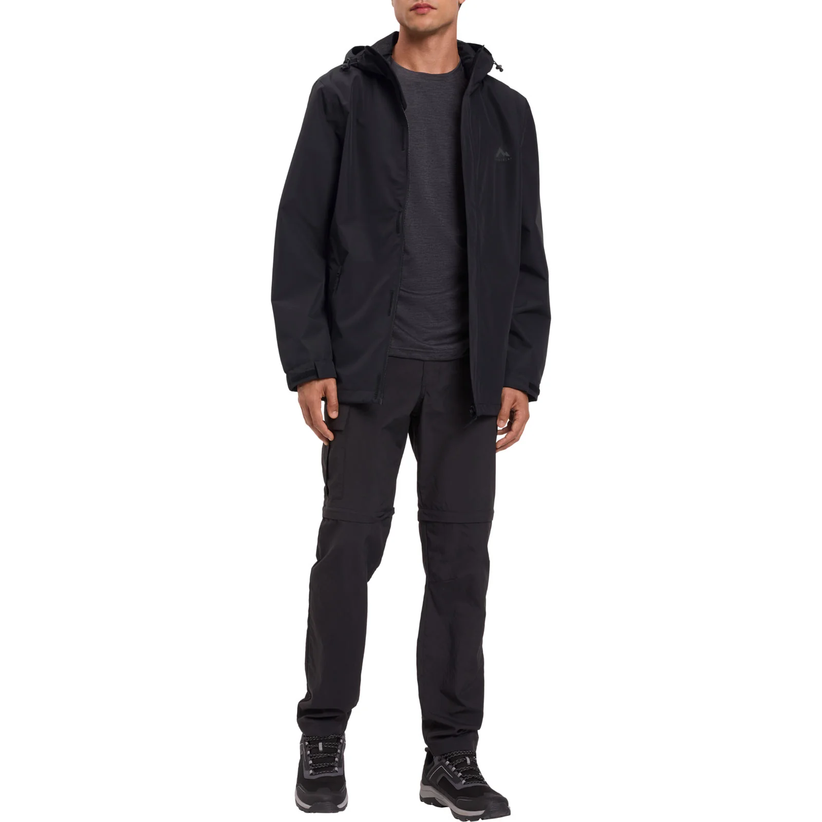 McKinley Isar Lightweight Mens Waterproof Rain Jacket - Image 7