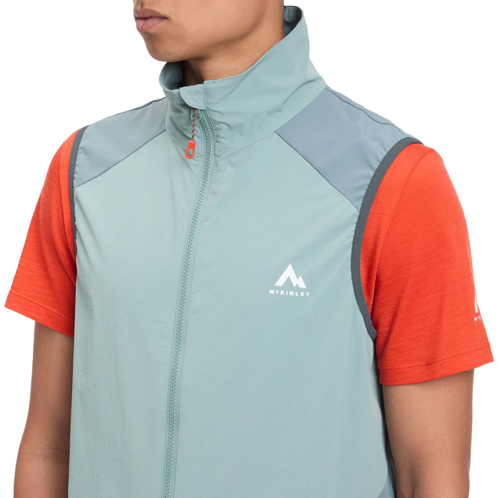 McKinley X-Light Mens Soft Sleeveless Vest Jacket - Image 3