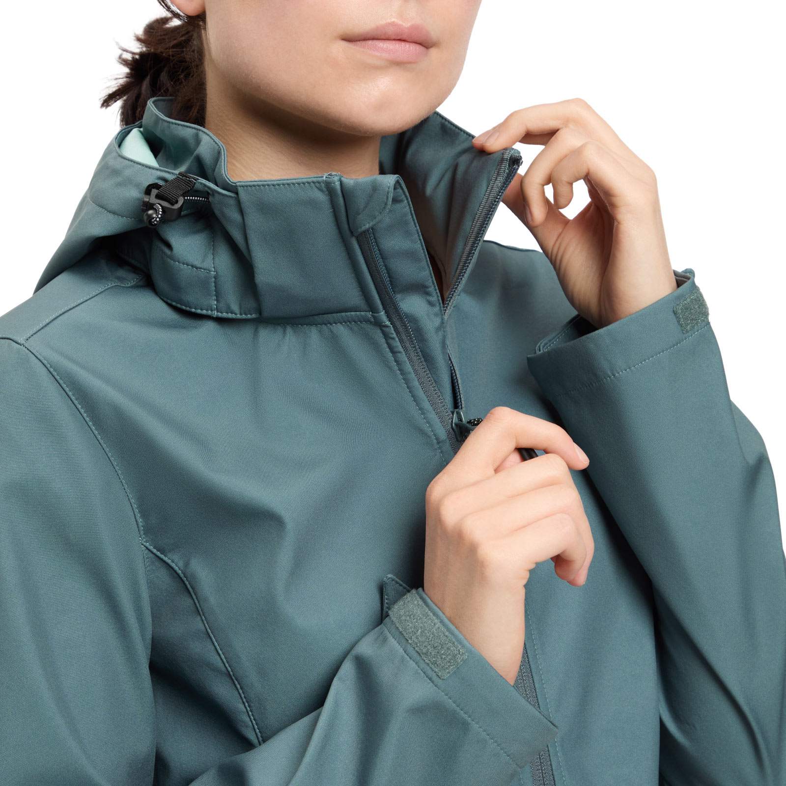 McKinley NN Sary II Womens Softshell Hooded Jacket - Image 3